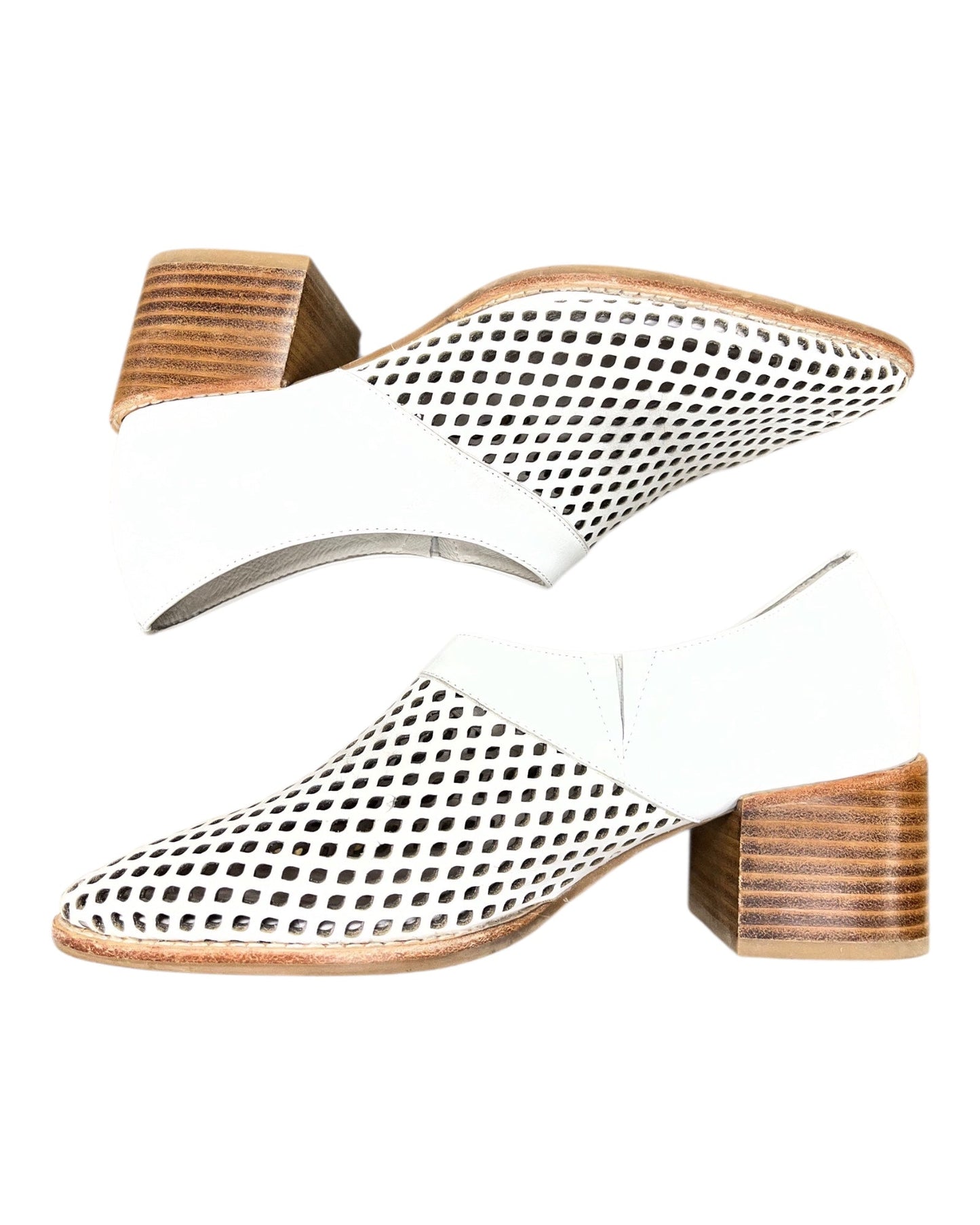Shoes Heels Block By Jeffrey Campbell In White, Size:8