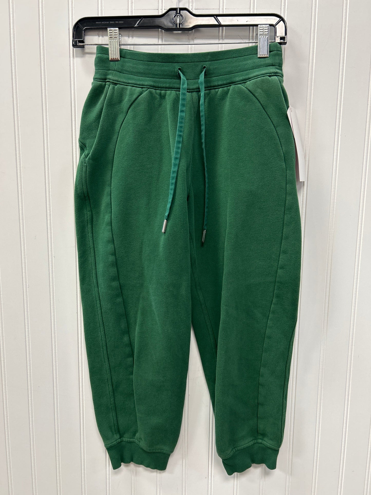 Athletic Pants By Lululemon In Green, Size:Xs