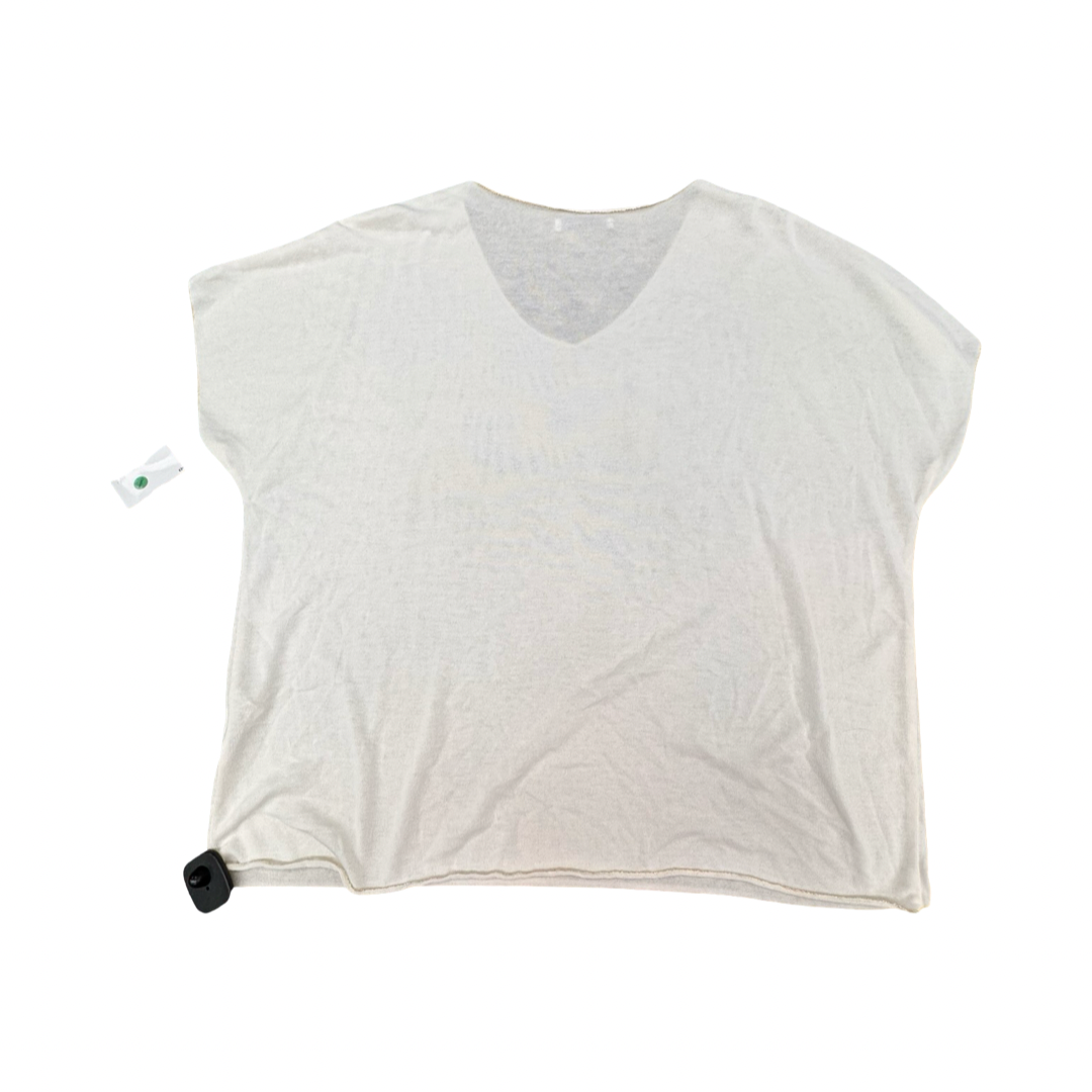Top Ss By FLORENCIA In Cream, Size:Xl