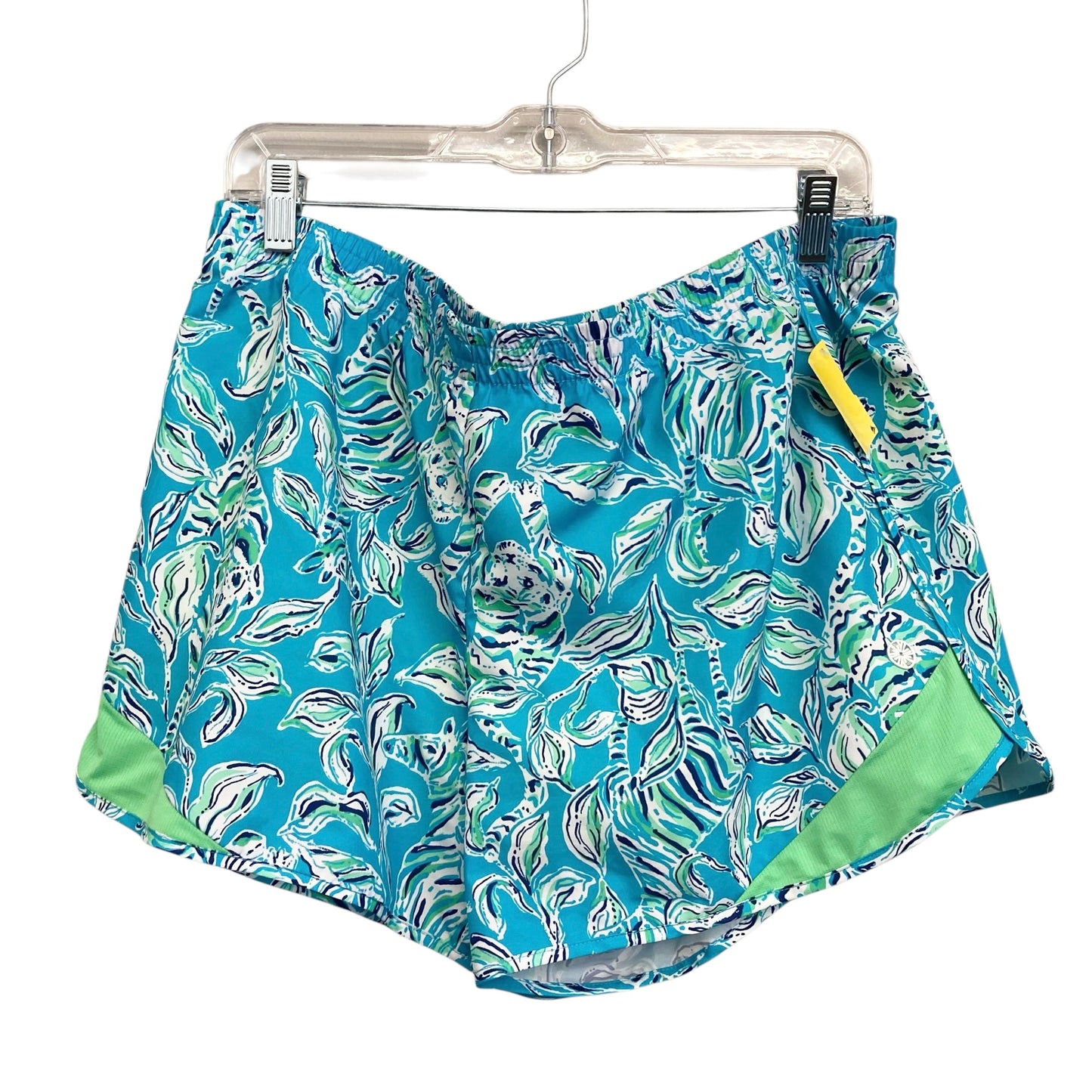 Shorts Designer By Lilly Pulitzer In Blue & White, Size:Xl