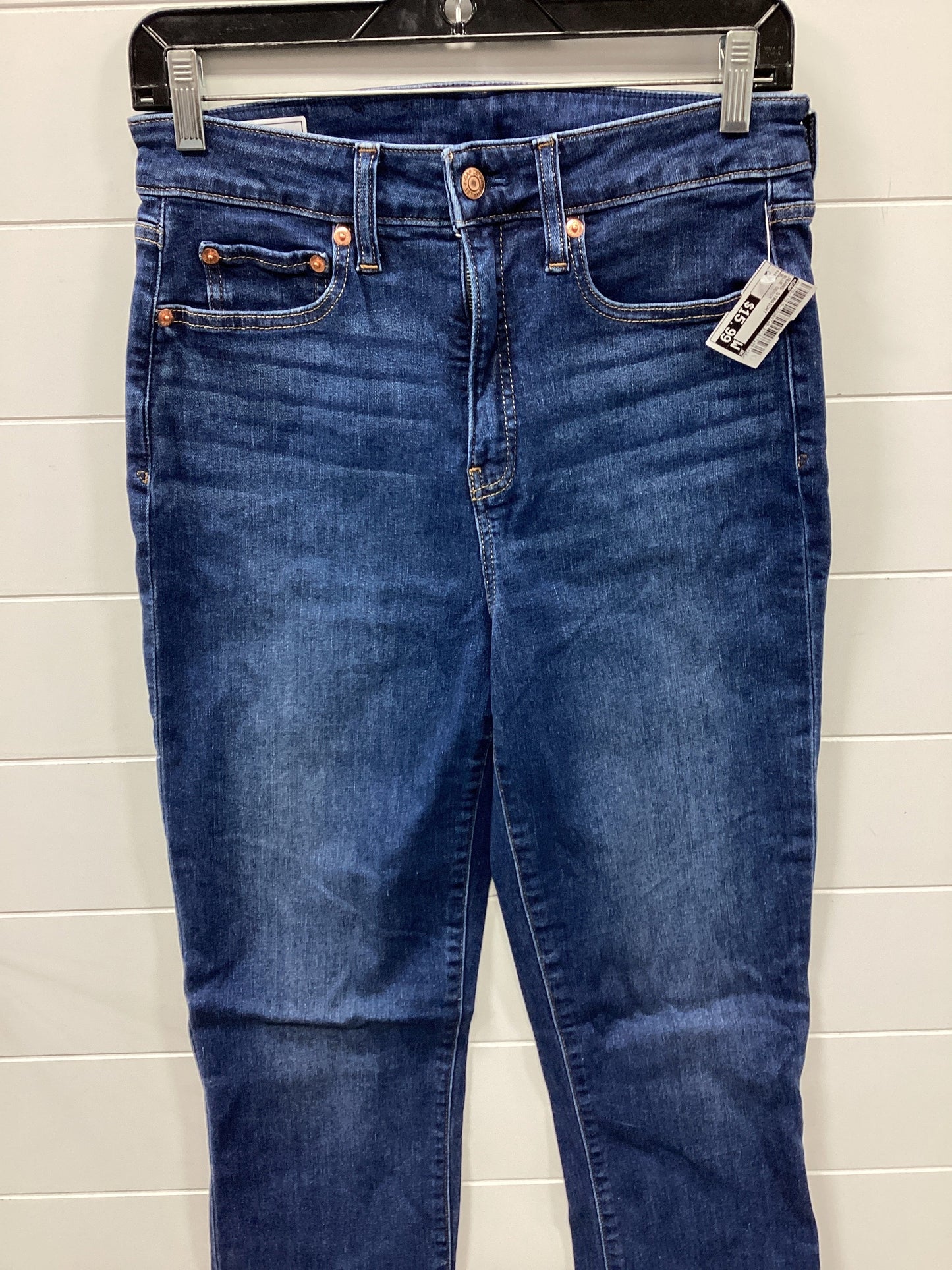 Jeans Straight By Gap In Blue Denim, Size:8L