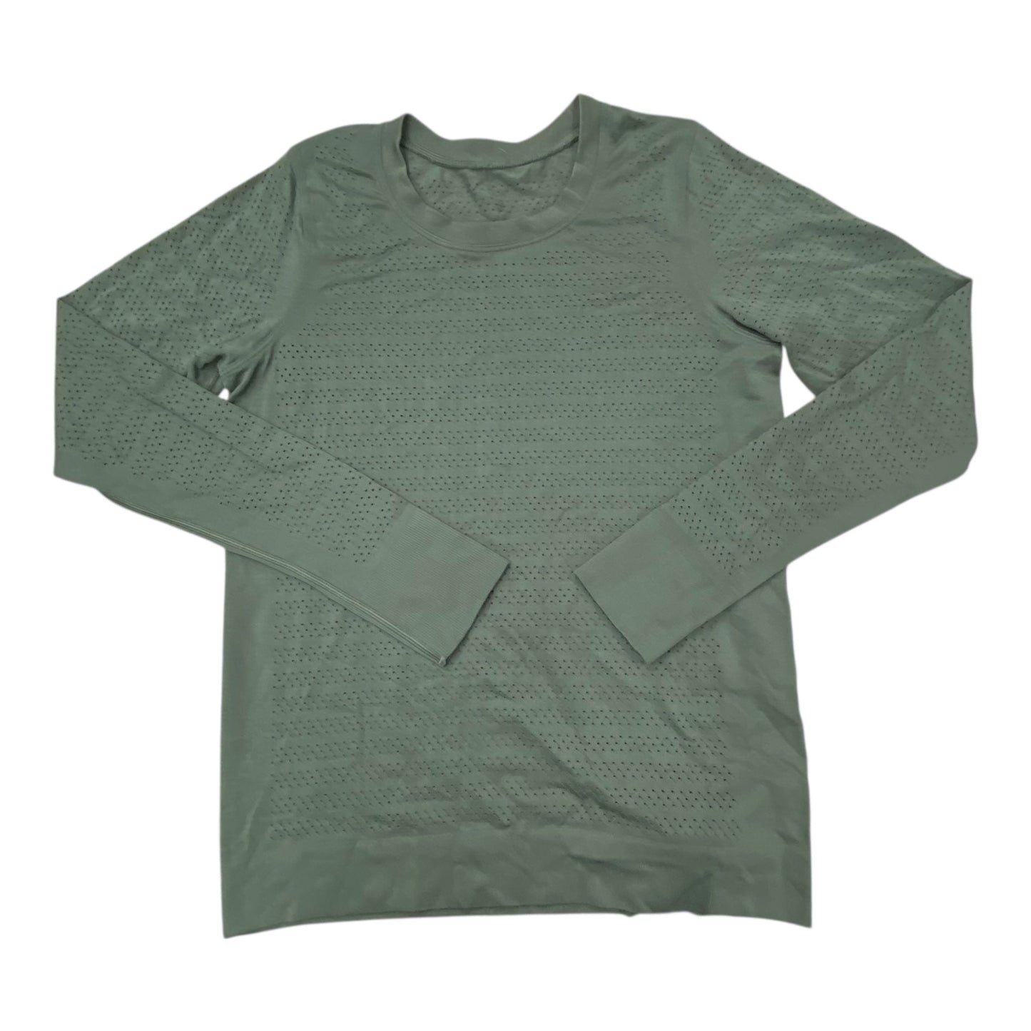 Athletic Top Ls Crewneck By Lululemon In Green
