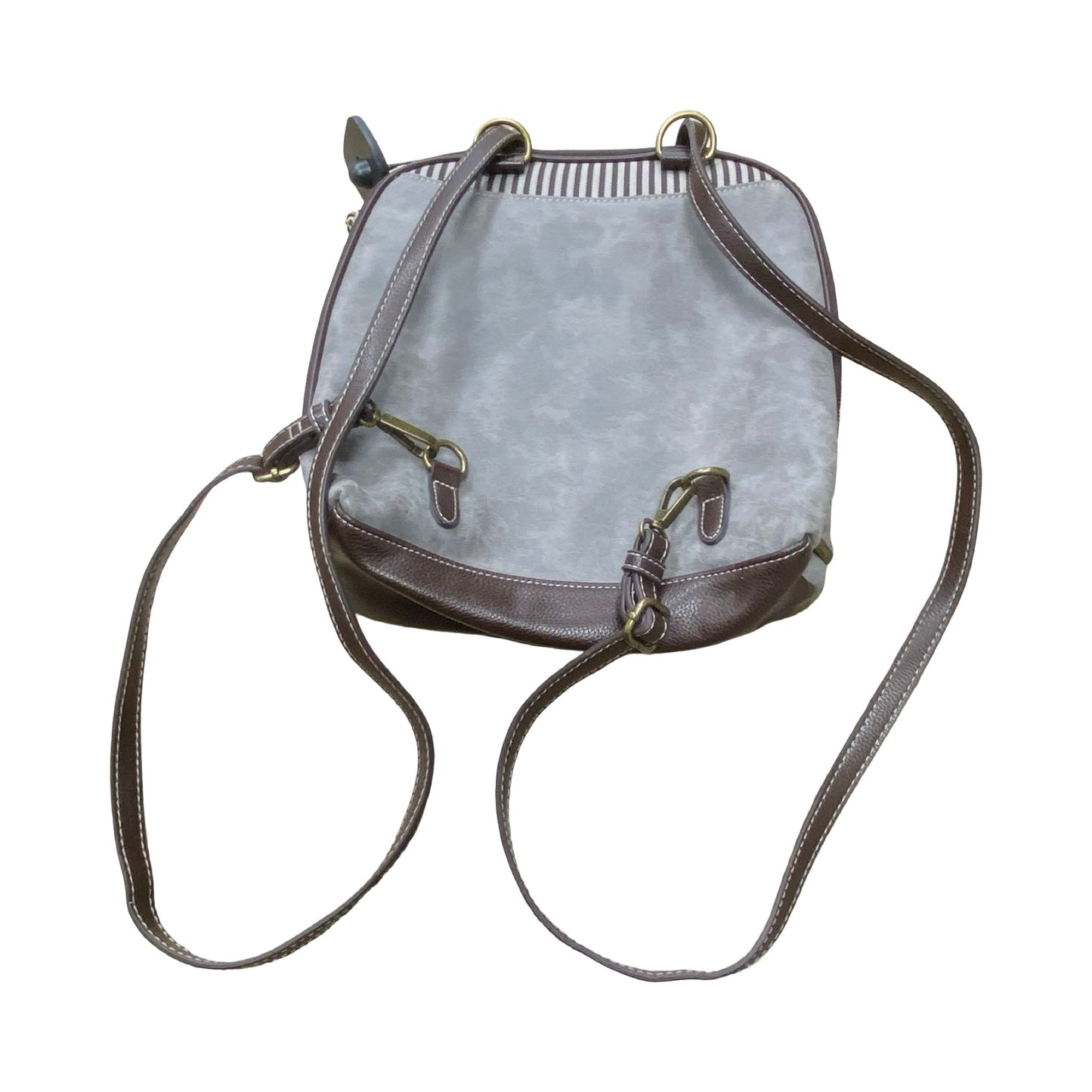 Backpack By Chala In Brown & Grey, Size:Medium