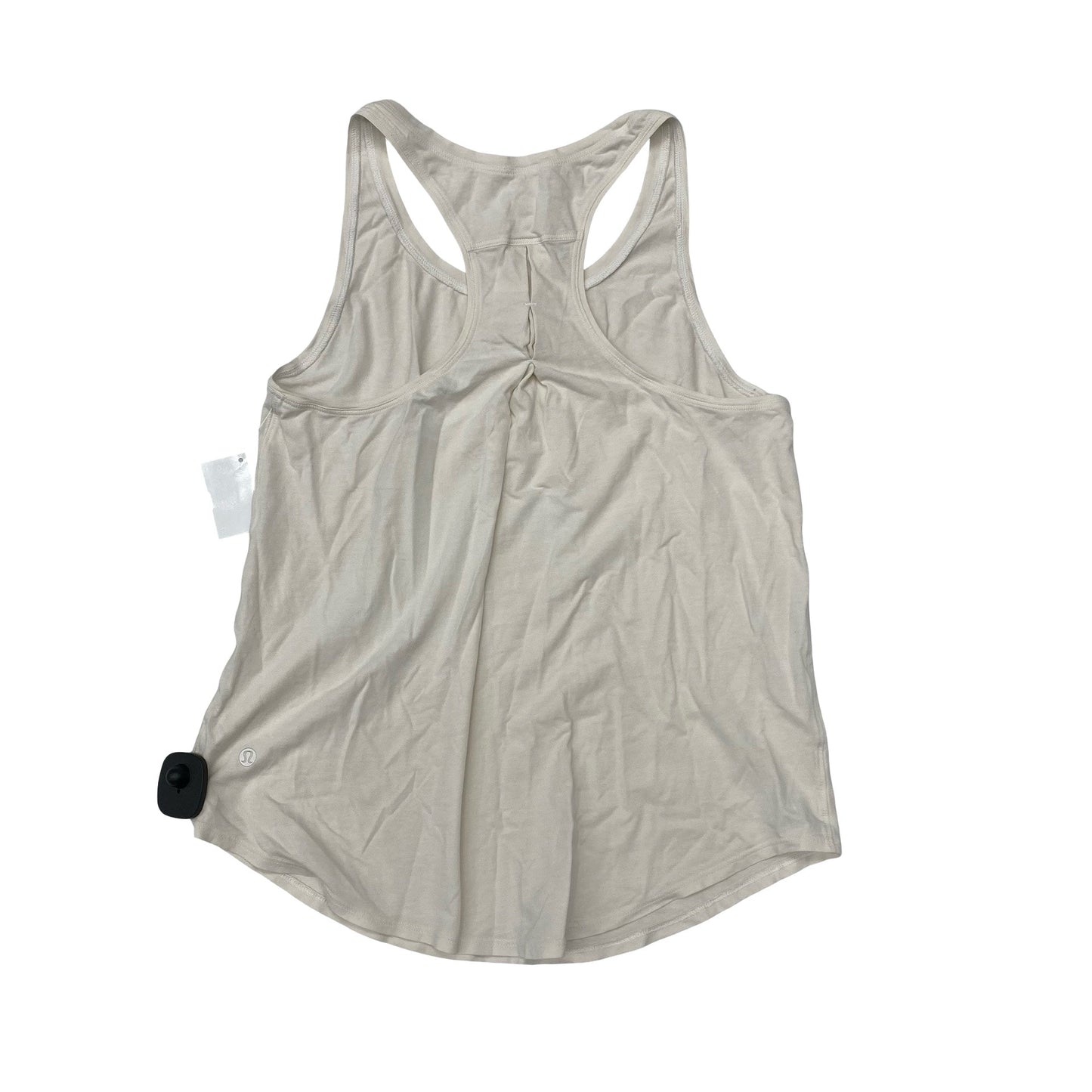 Athletic Tank Top By Lululemon In Cream, Size:S