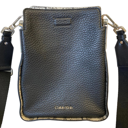 Crossbody Leather By Calvin Klein In Animal Print, Size:Small