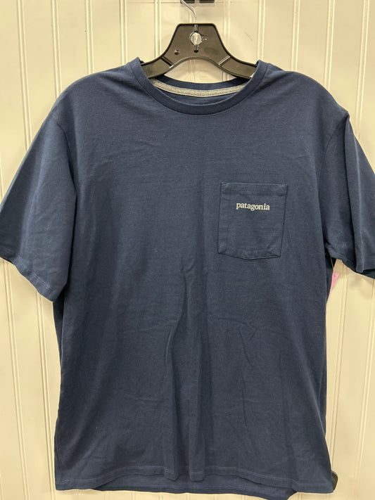 Top Ss By Patagonia In Navy, Size:M