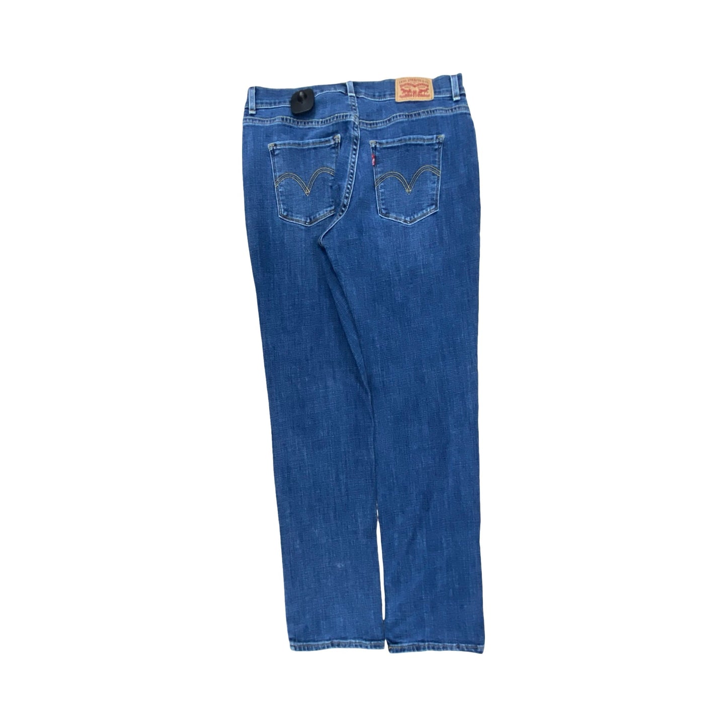 Jeans Straight By Levis In Blue Denim, Size:6