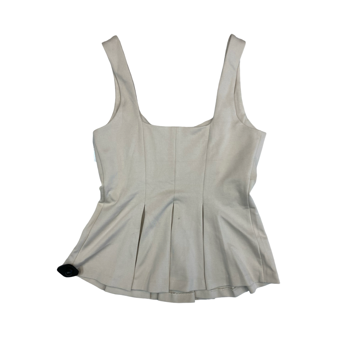 Top Sleeveless By Express In Tan, Size:M