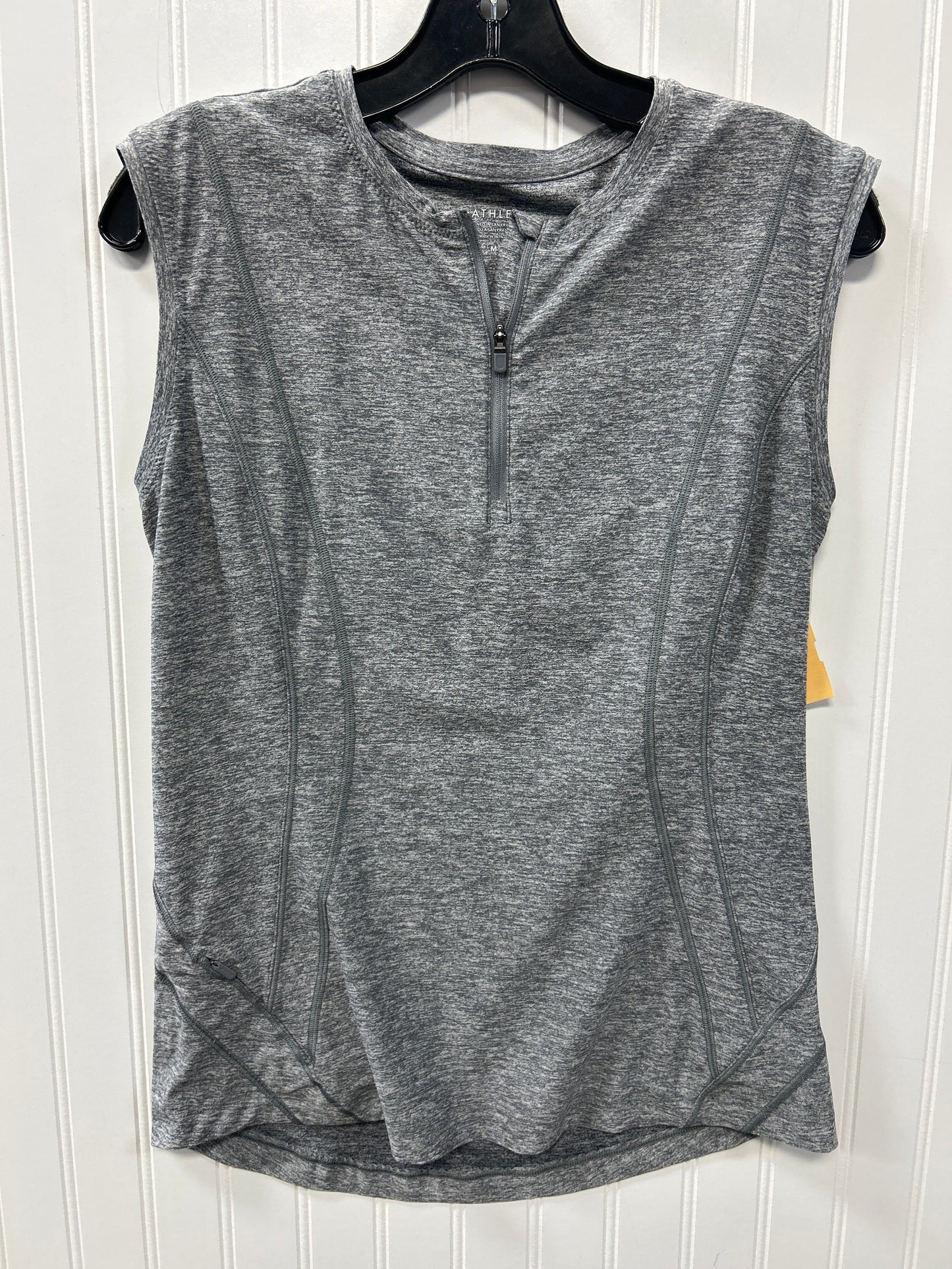 Athletic Tank Top By Athleta In Grey, Size:M