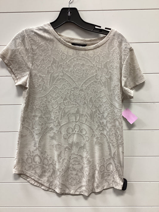 Top Ss By Simply Vera In Cream, Size:S