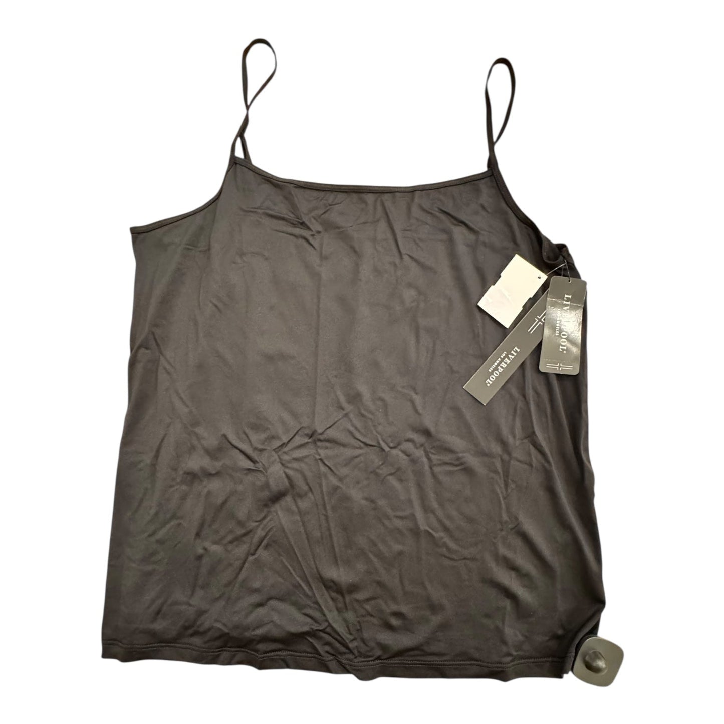 Top Sleeveless Basic By Liverpool In Black, Size:Xl