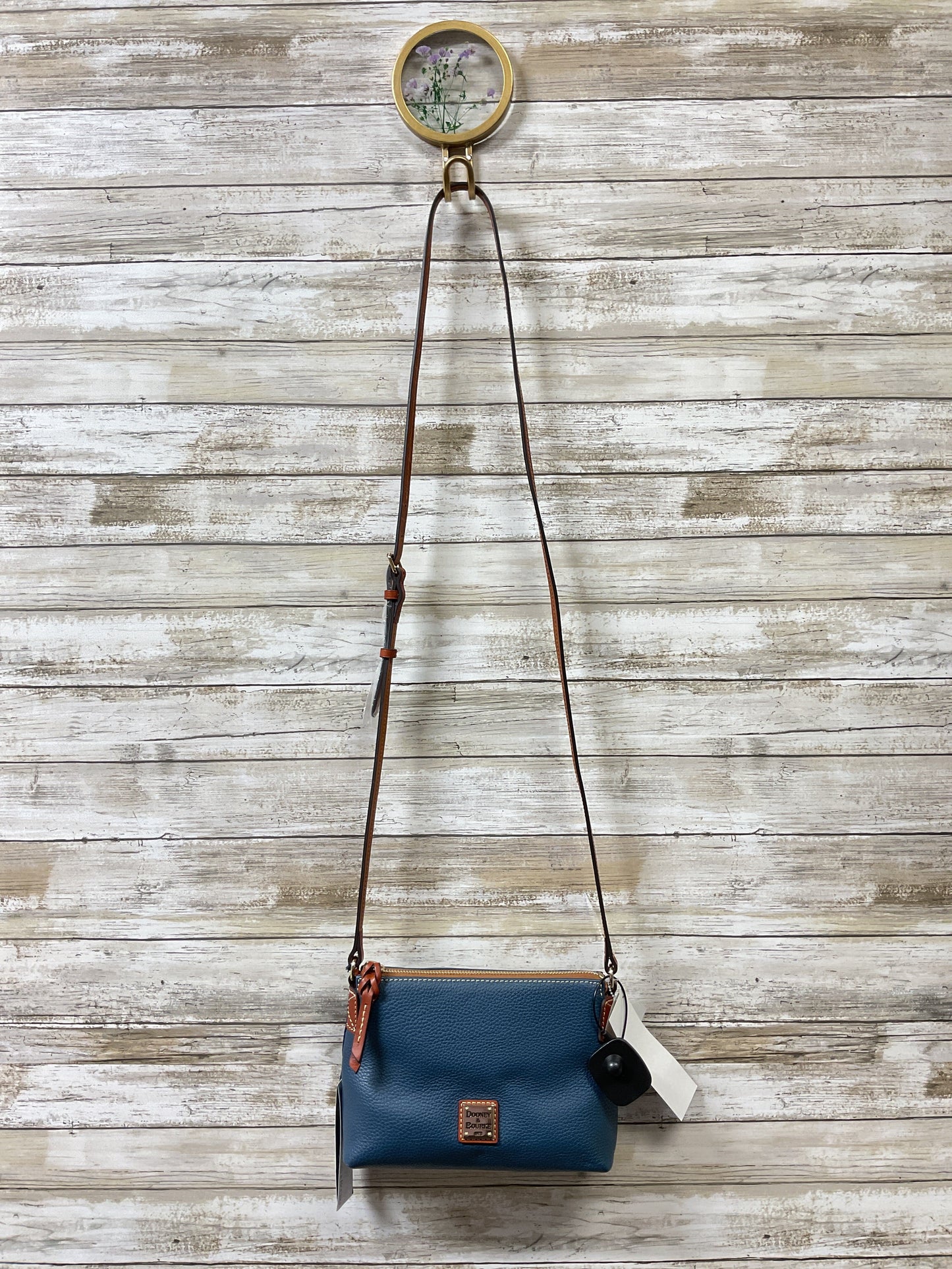 Crossbody Designer By Dooney And Bourke In Blue, Size:Small