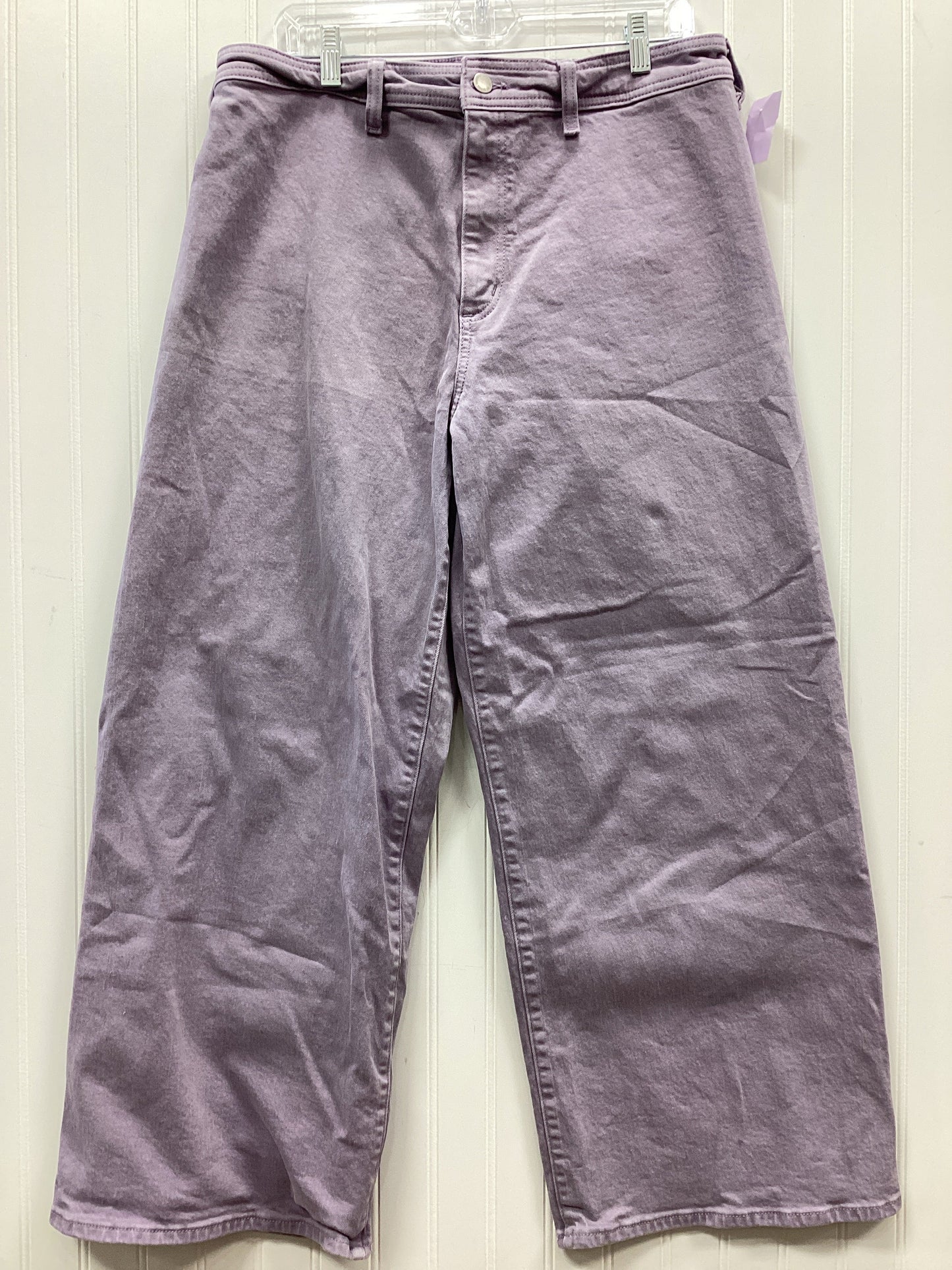 Jeans Wide Leg By Universal Thread In Purple, Size:14