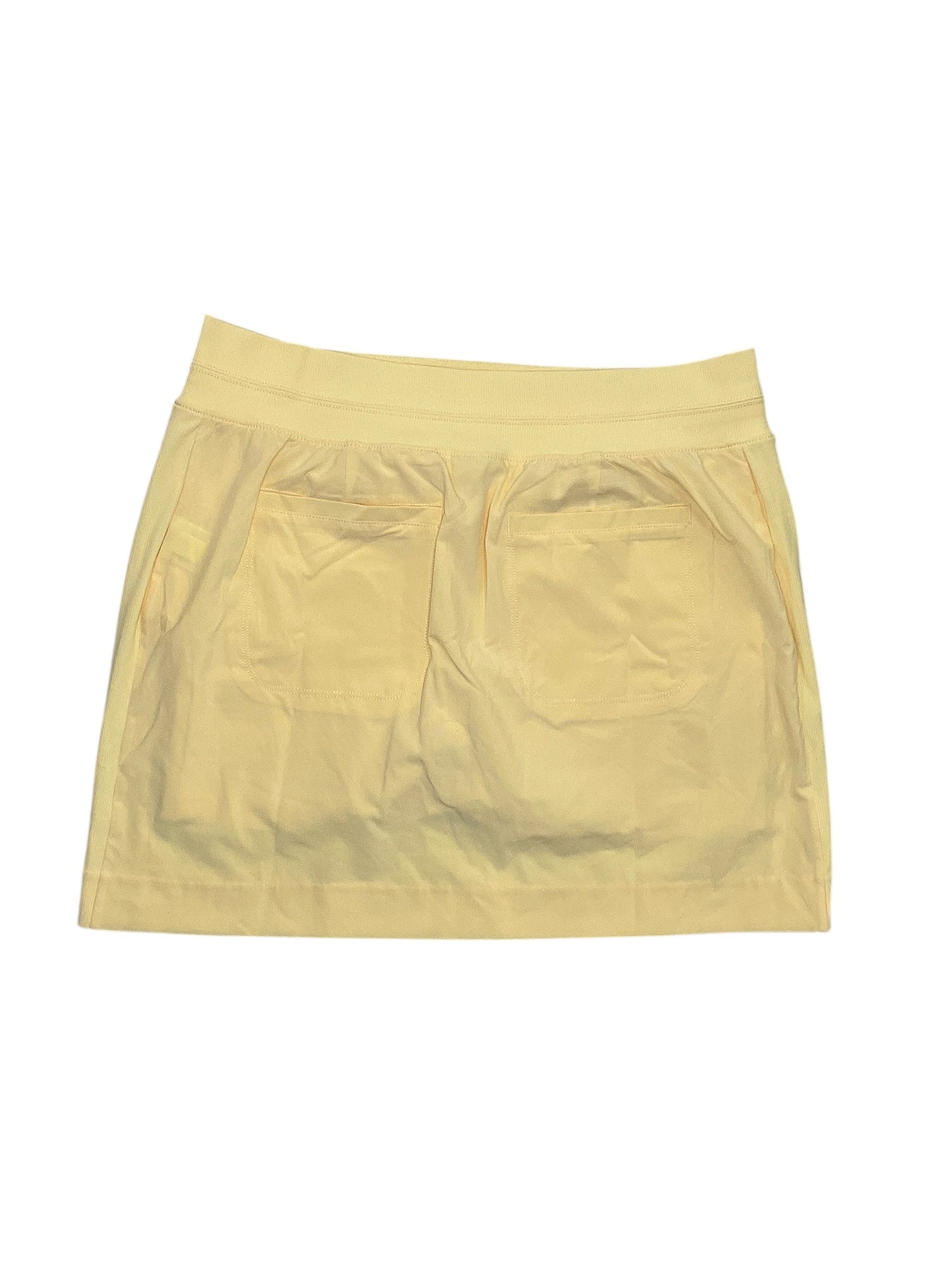 Athletic Skirt By Athleta In Yellow, Size:M