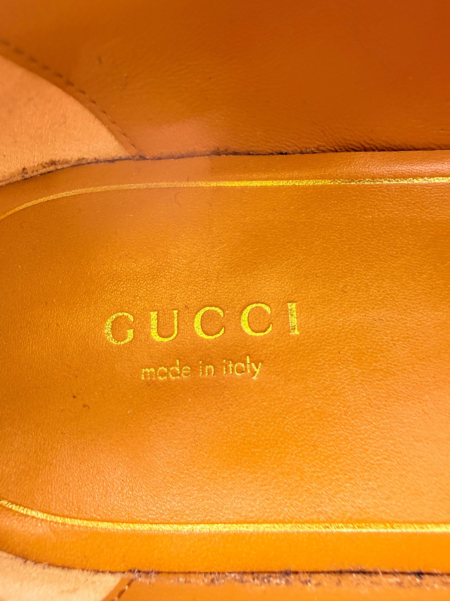 Shoes Luxury Designer By Gucci In Black, Size:9.5