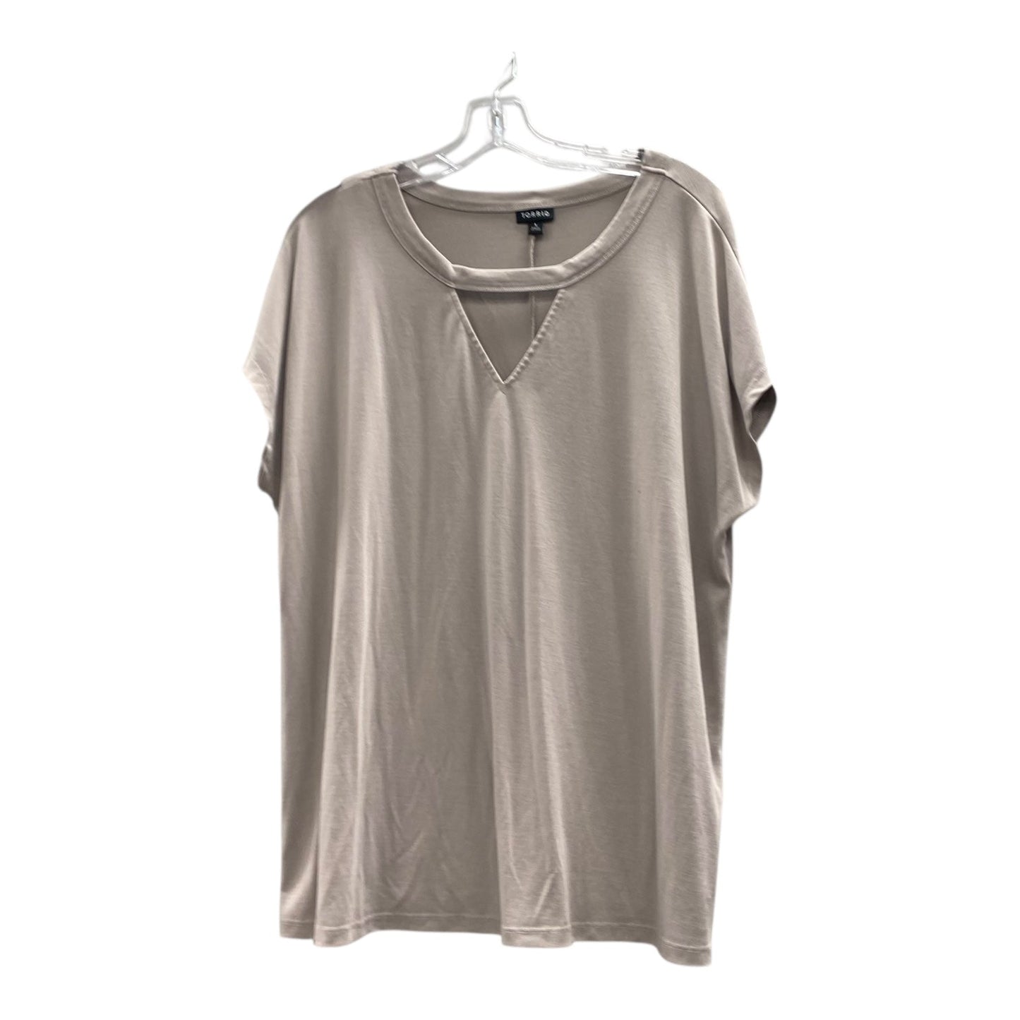 Top Ss By Torrid In Grey, Size:1X