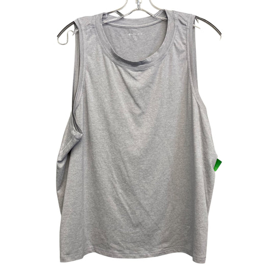Athletic Tank Top By Athleta In Grey, Size: 2x