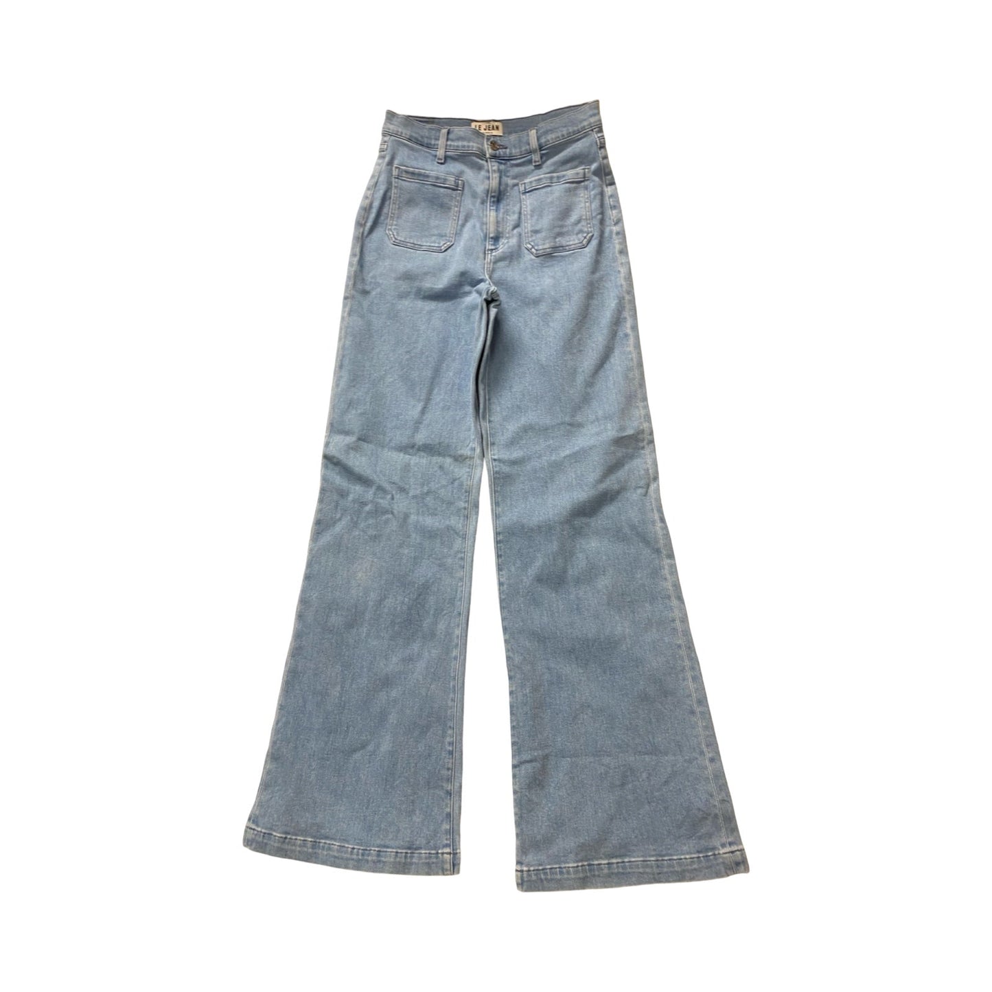 Jeans Wide Leg By Le Jean In Blue Denim, Size:4