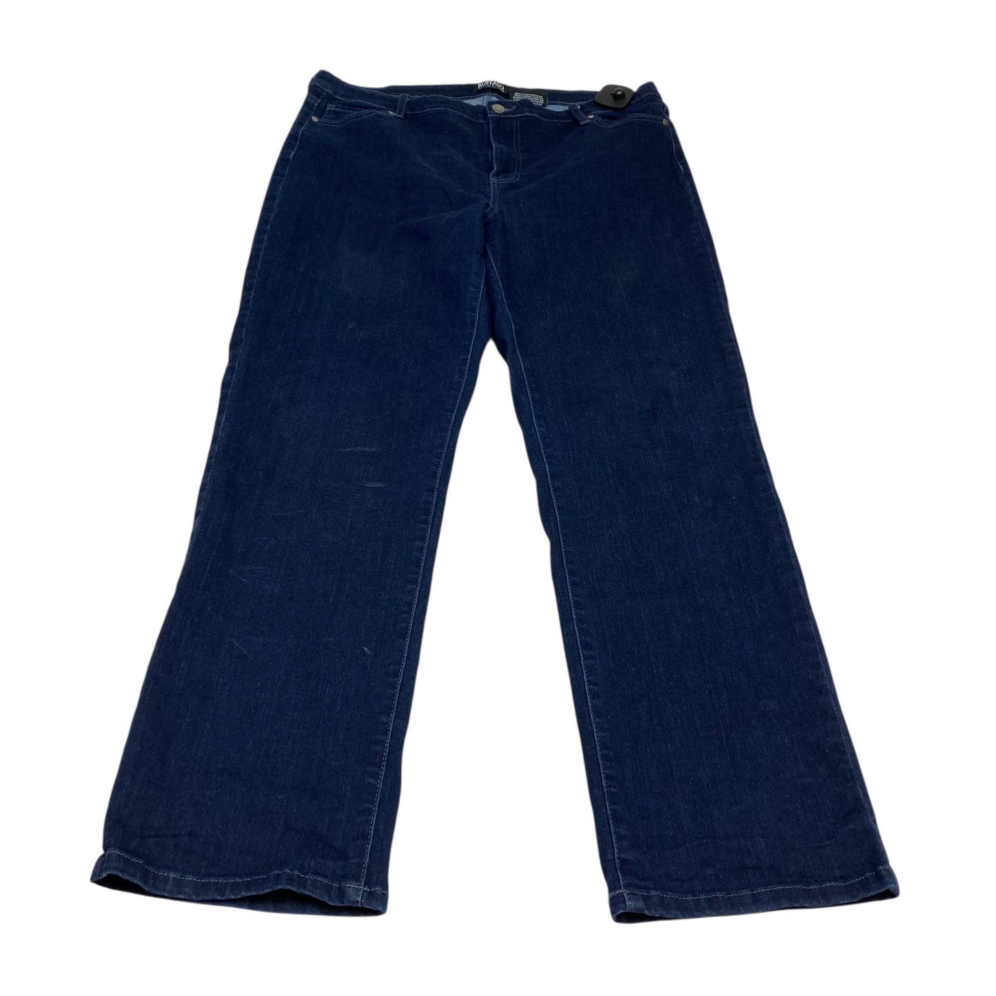 Jeans Straight By Buffalo David Bitton In Blue Denim, Size:14