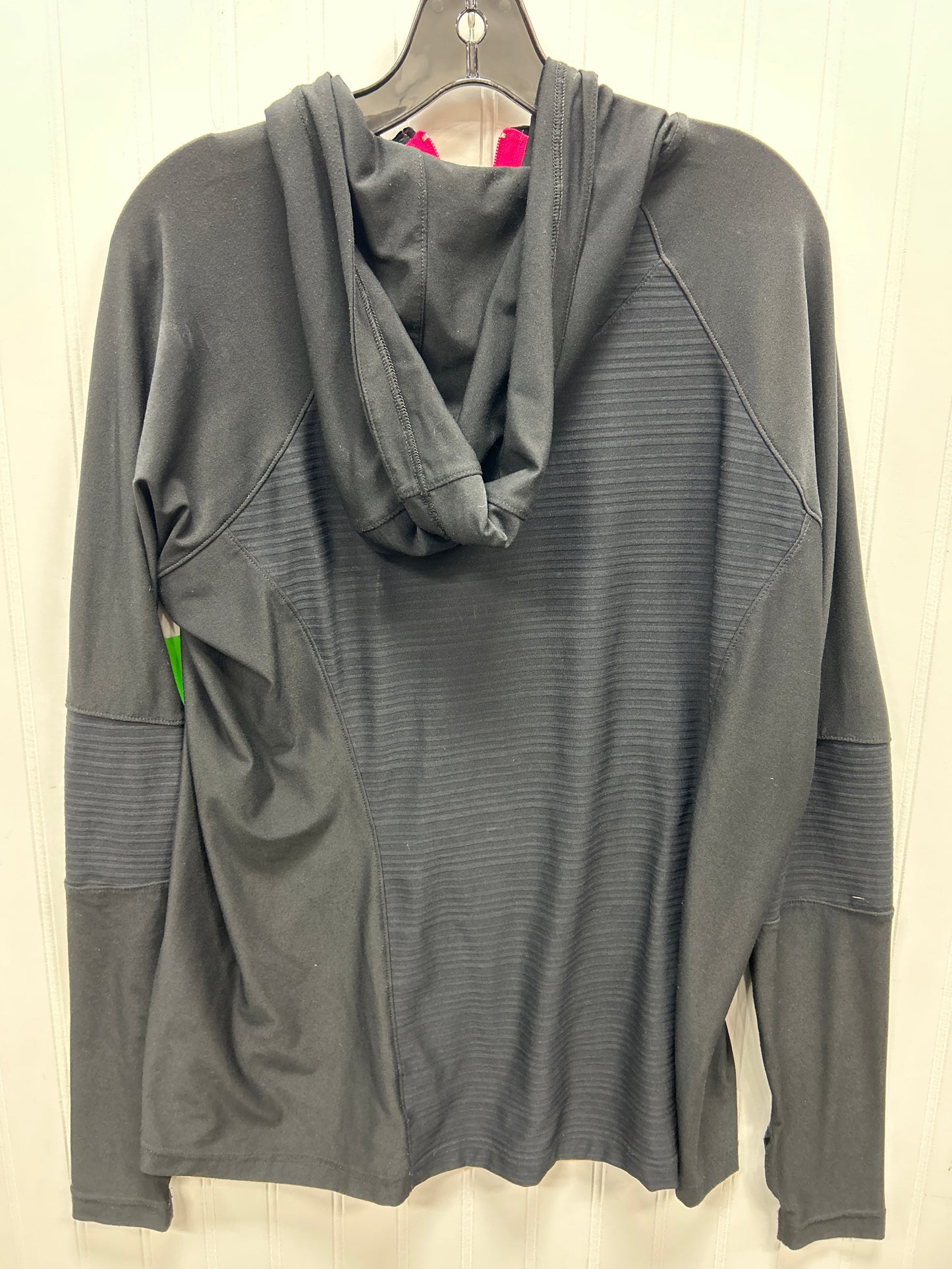Athletic Jacket By Reebok In Black, Size:Xl