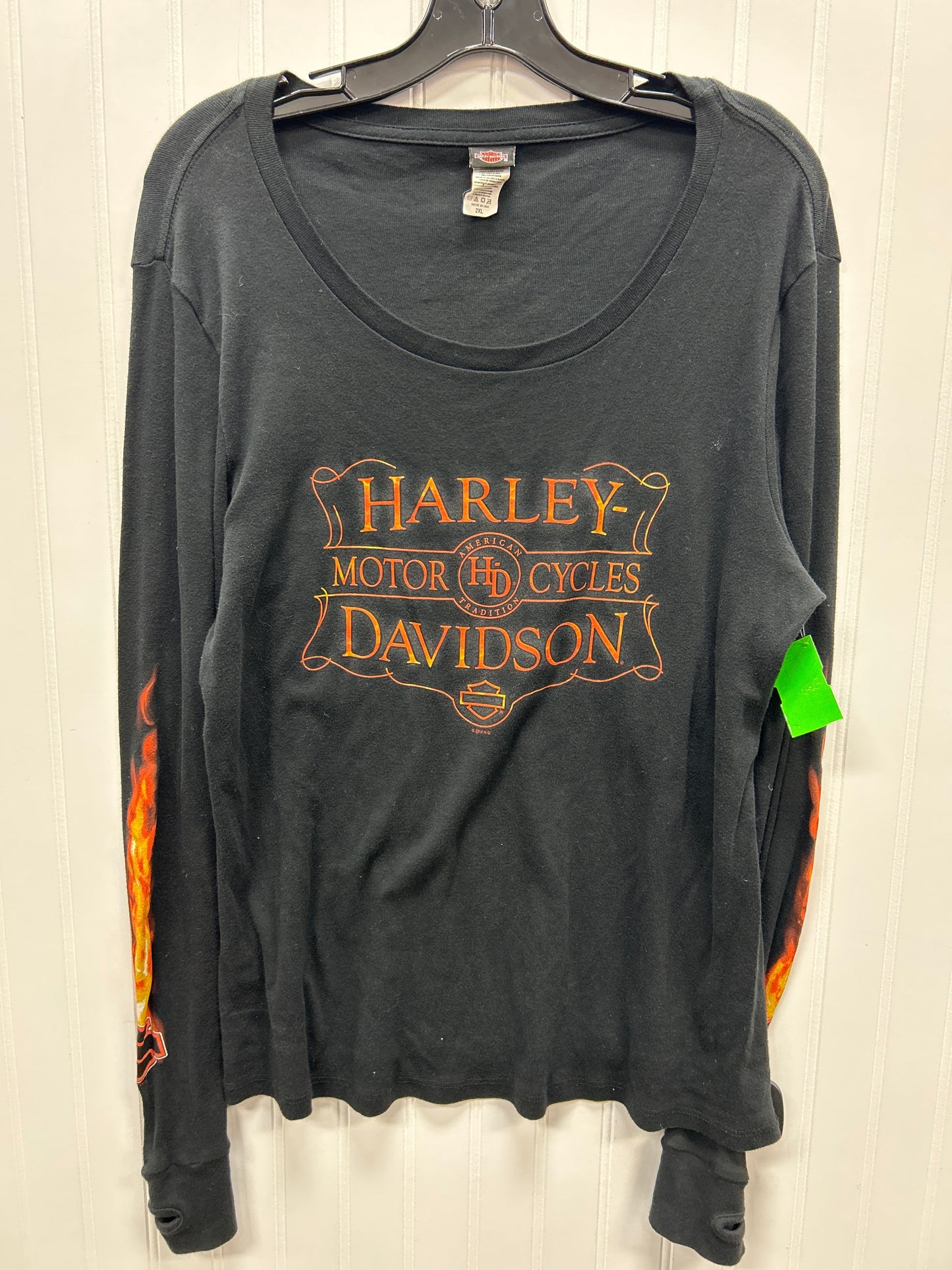 Top Ls By Harley Davidson In Black, Size:2X