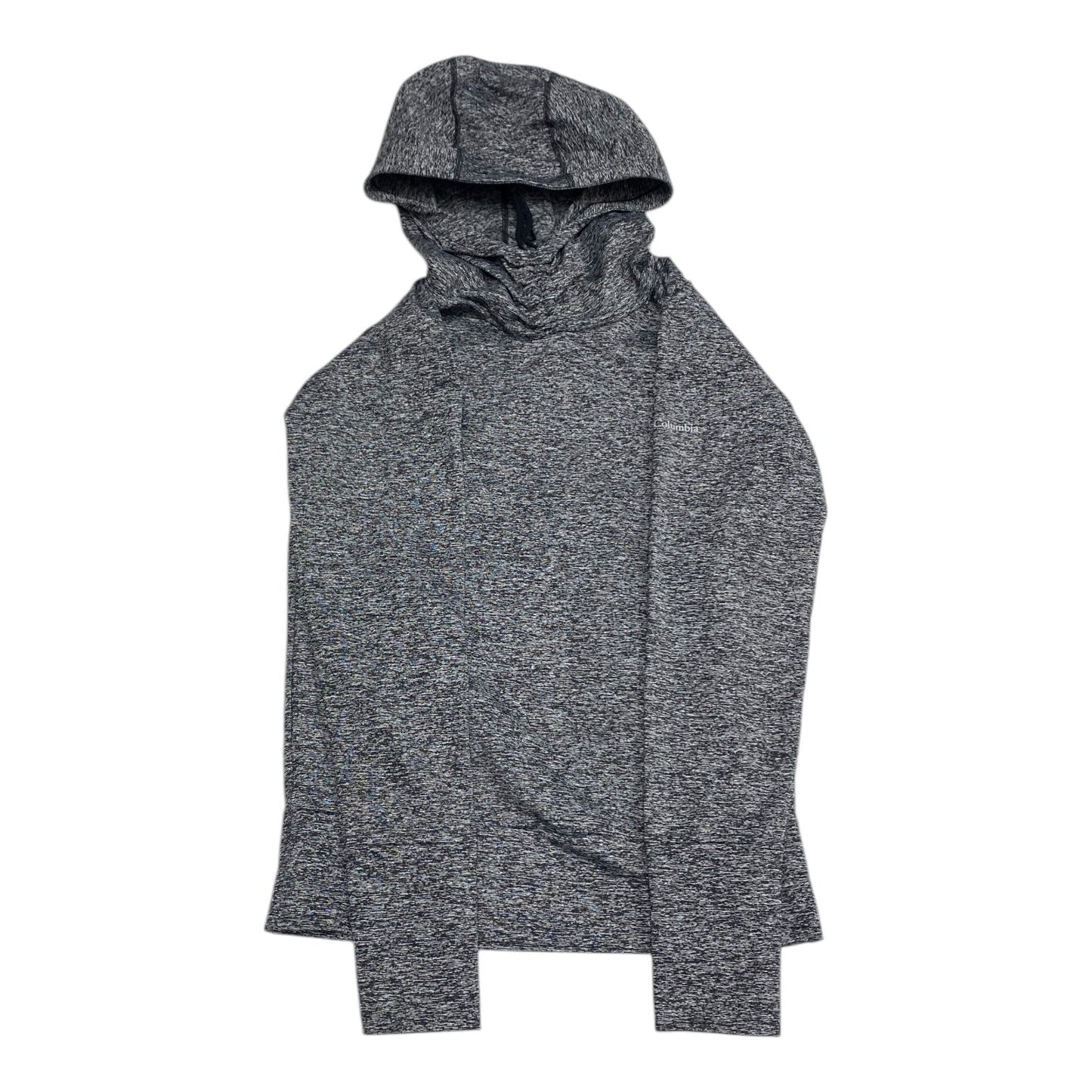 Athletic Top Ls Hoodie By Columbia In Grey, Size:Xs