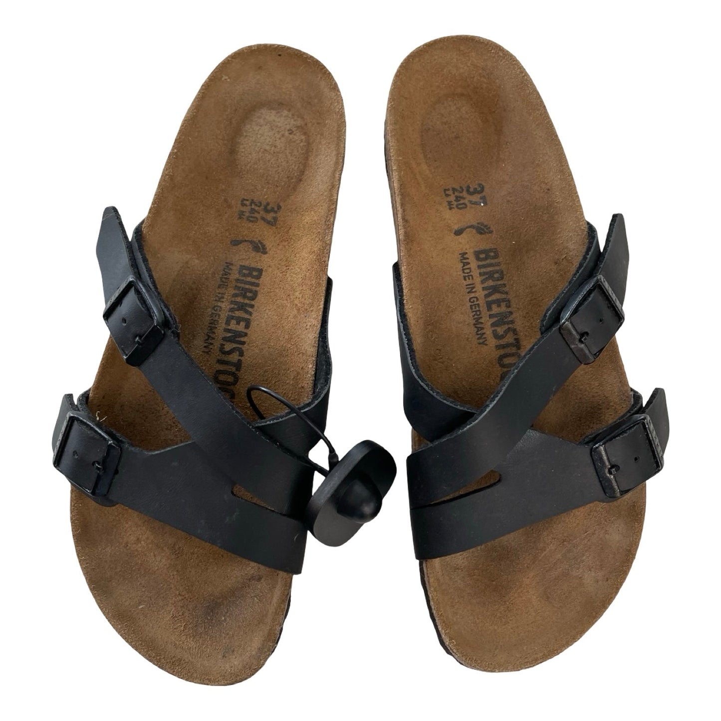 Sandals Designer By Birkenstock In Black, Size:6