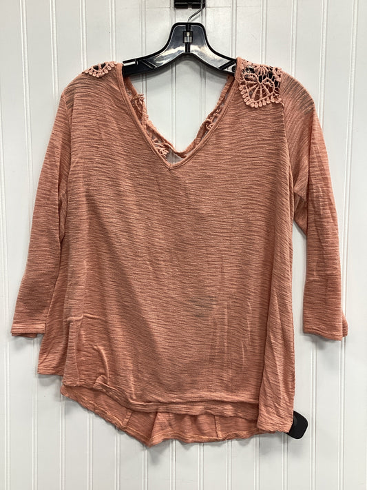 Top Ls By Jessica Simpson In Orange, Size:L
