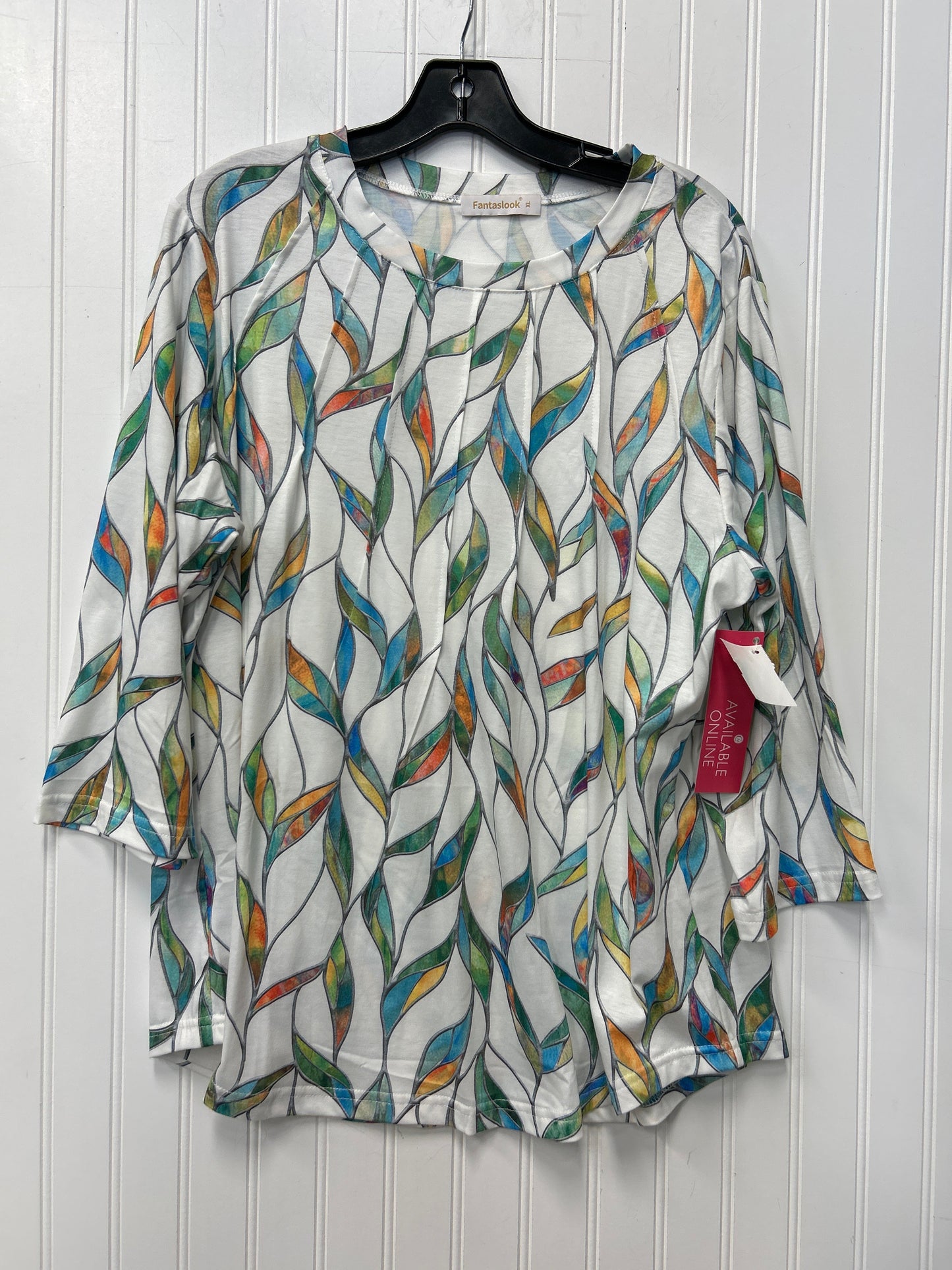 Top Ls By Cmc In White, Size:Xl