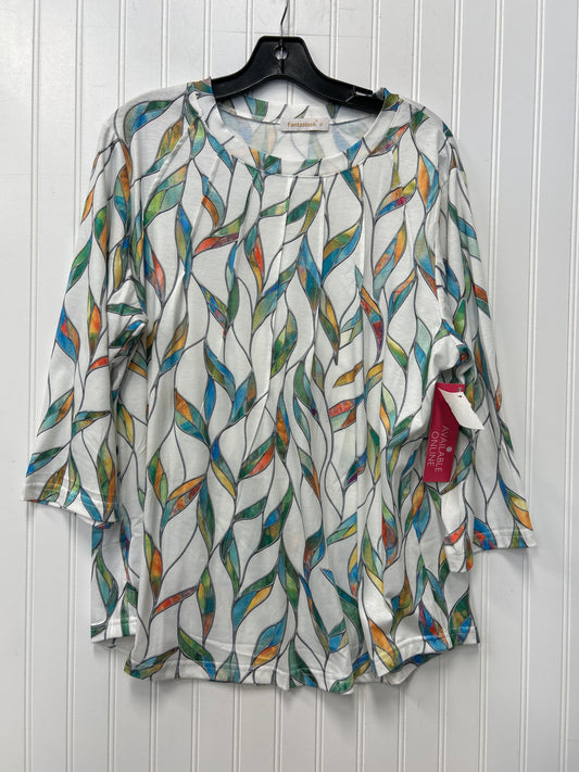 Top Ls By Cmc In White, Size:Xl