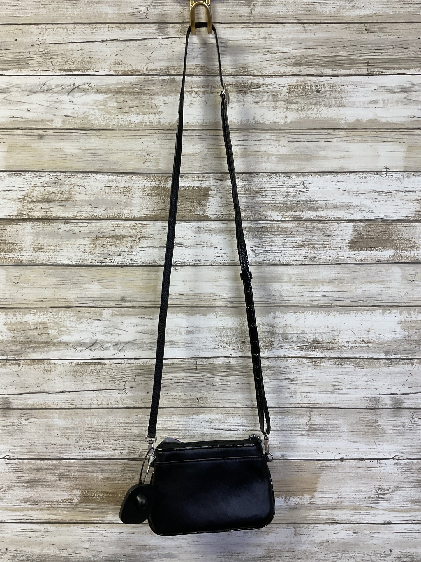 Crossbody Leather By Brighton In Black, Size:Medium