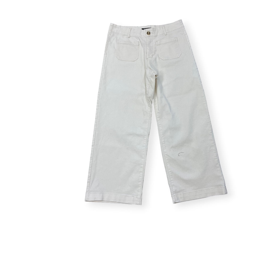 Jeans Wide Leg By D Jeans In Cream, Size:12