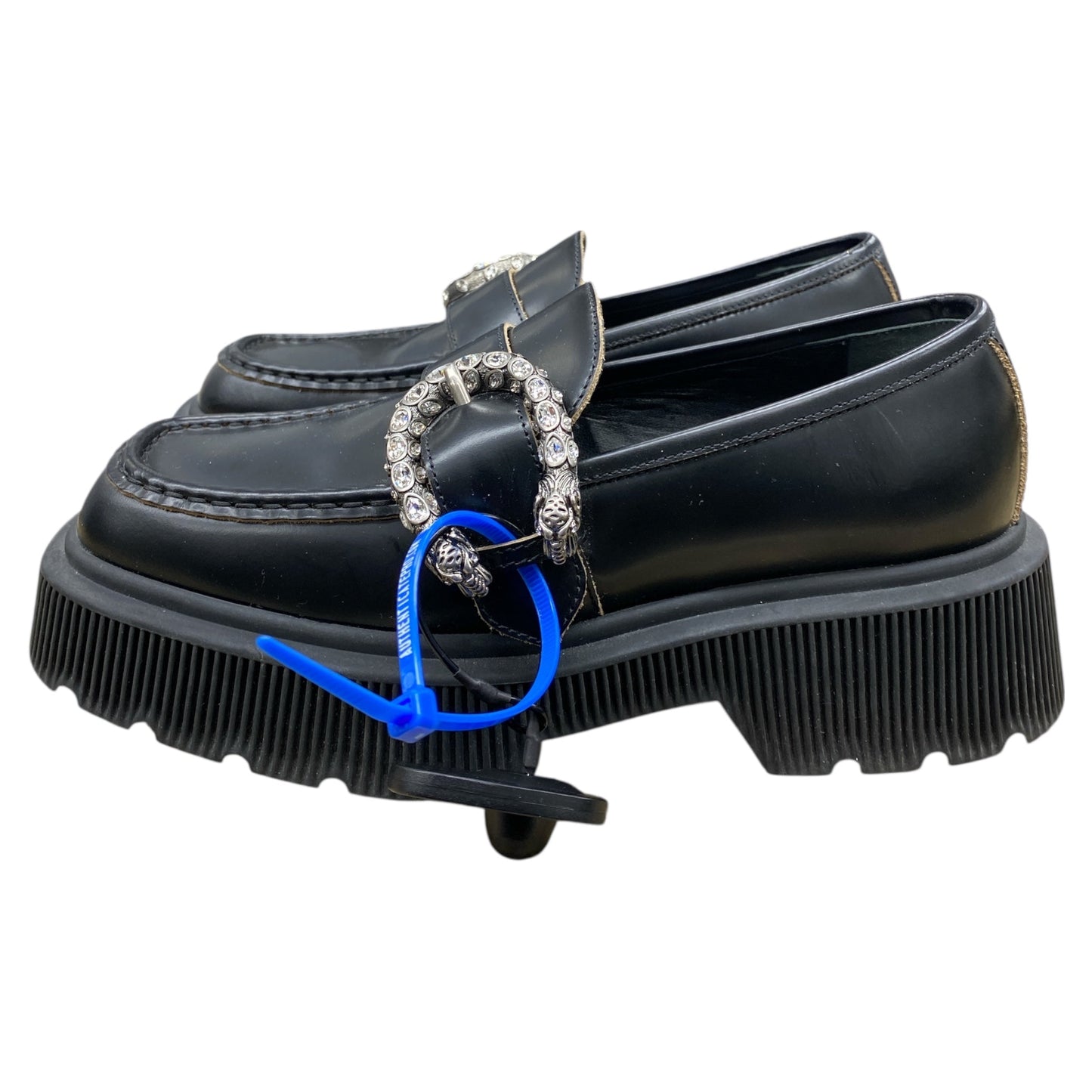 Shoes Luxury Designer By Gucci In Black, Size:6.5