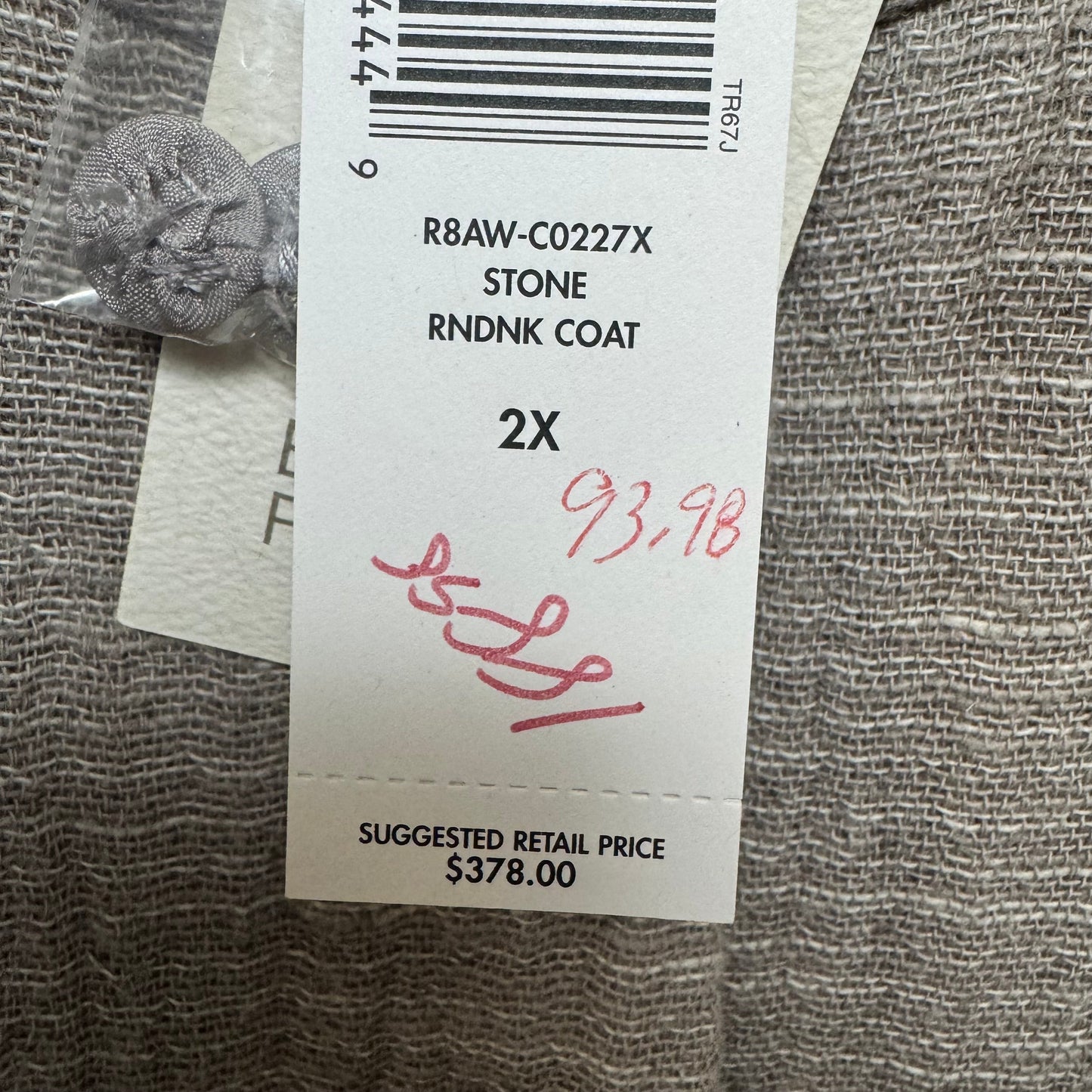 Coat Other By Eileen Fisher In Tan, Size: 2x