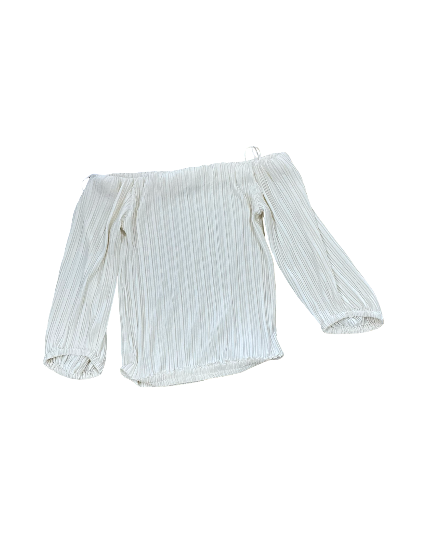 Top 3/4 Sleeve By Loft In Cream, Size:Sp