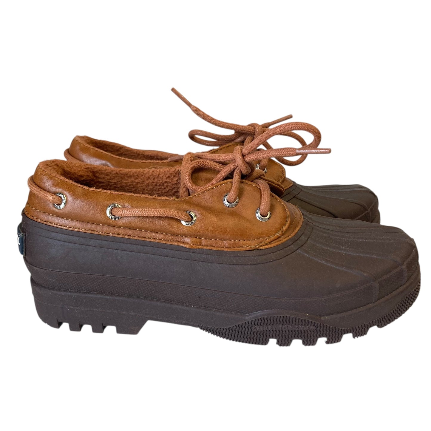 Boots Rain By Sperry In Brown, Size:7.5