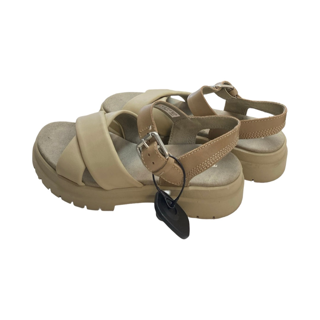 Sandals Flats By Timberland In Tan, Size:6.5