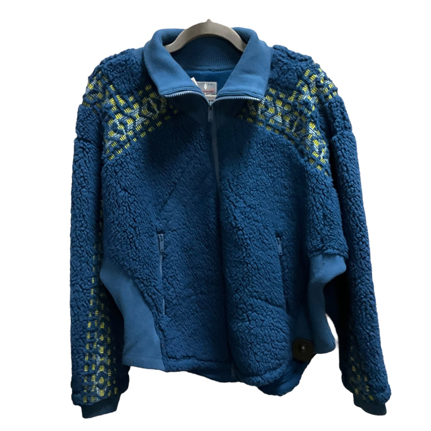 JACKET FLEECE by Free People In BLUE, Size: S