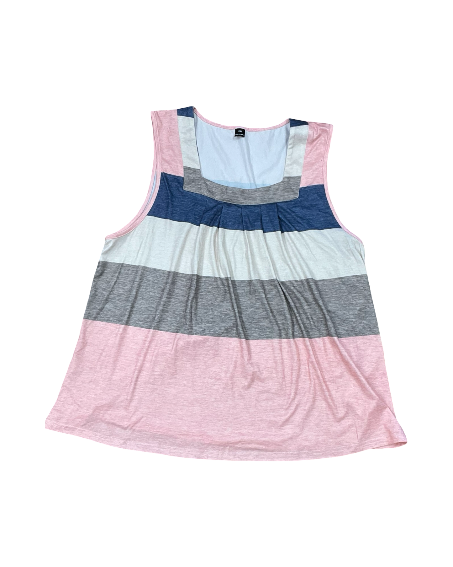 Top Sleeveless By Clothes Mentor In Peach, Size:2X