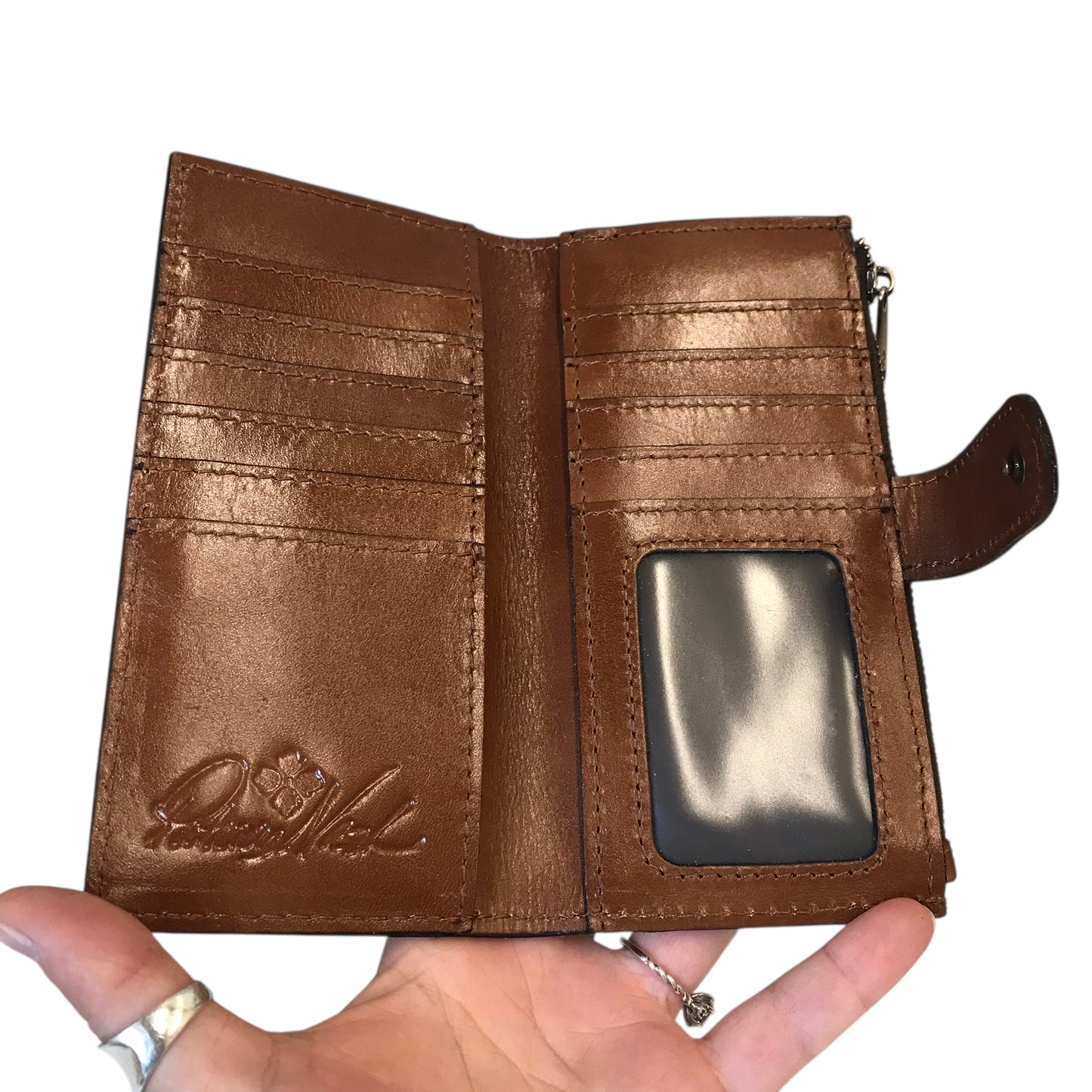 Wallet Designer By Patricia Nash In Brown, Size:Medium