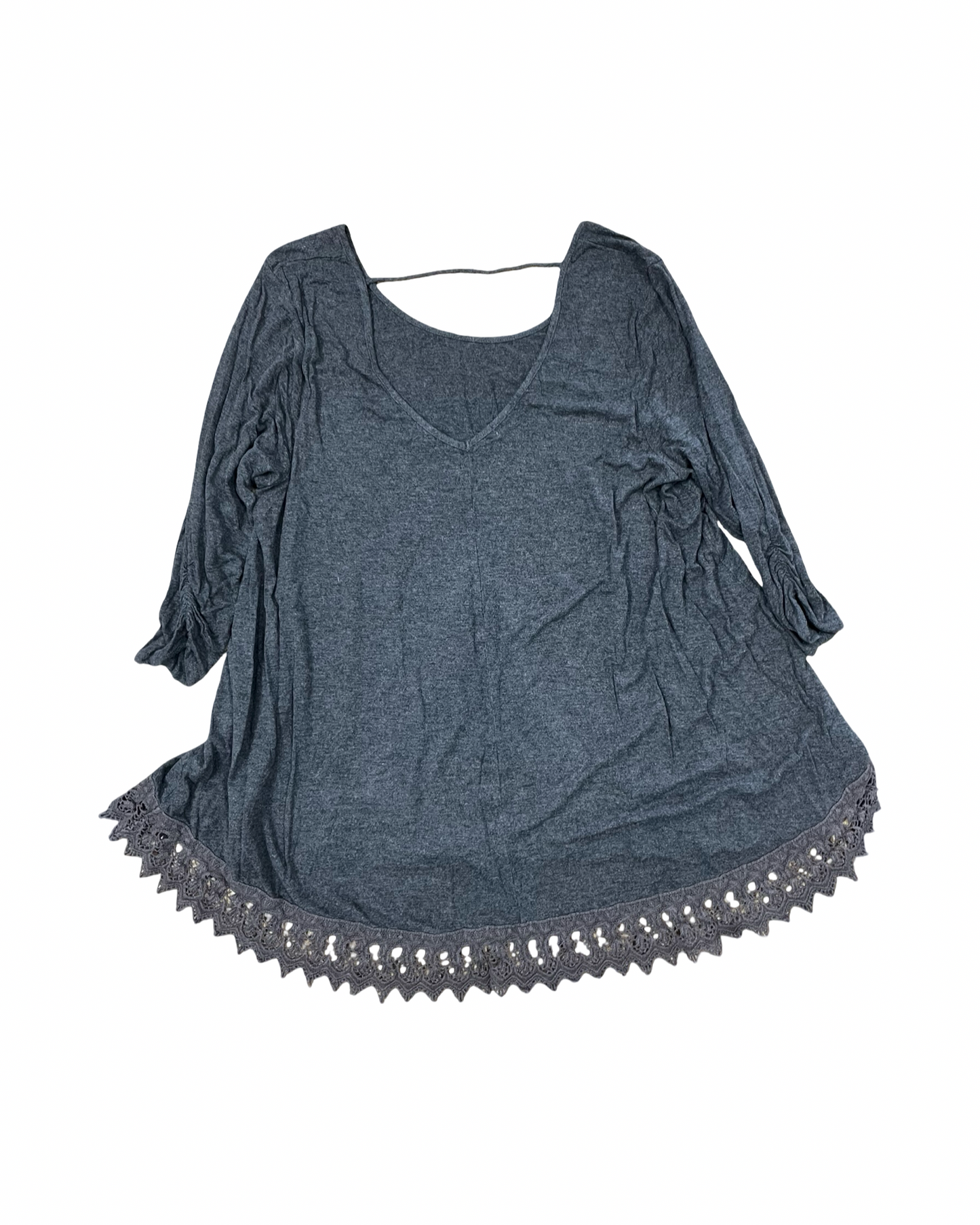 Top Ss By Maurices In Grey, Size:2X