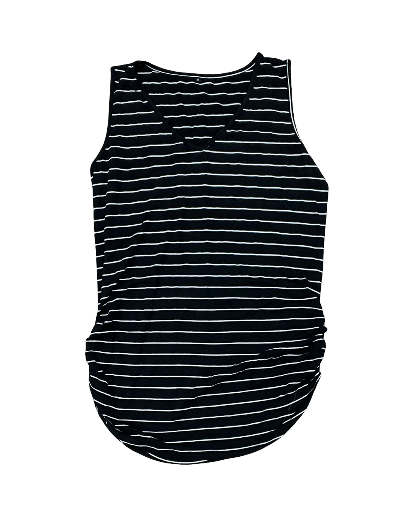 Top Sleeveless By Clothes Mentor In Black & White, Size:S