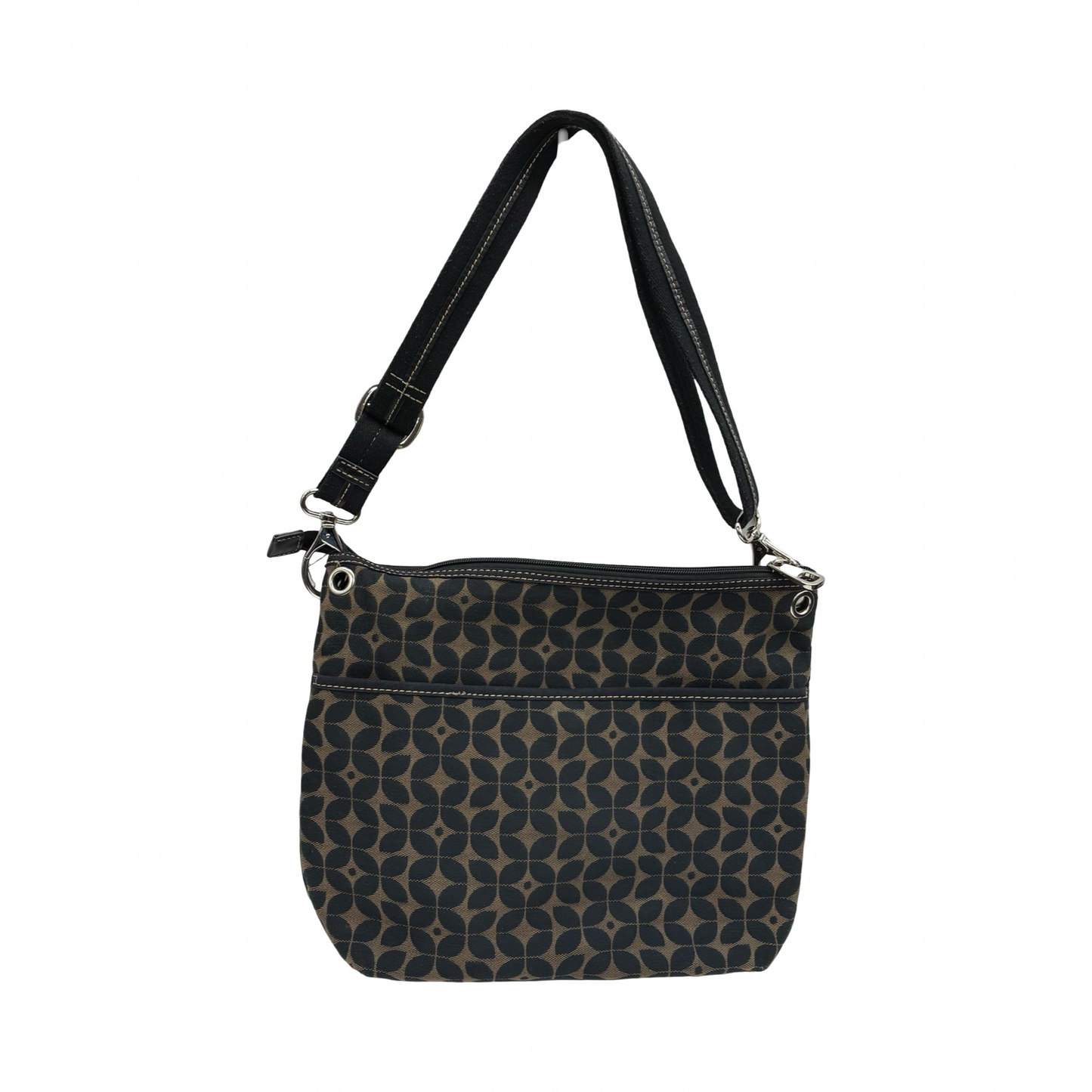 Handbag By Fossil In Black & Brown, Size:Large
