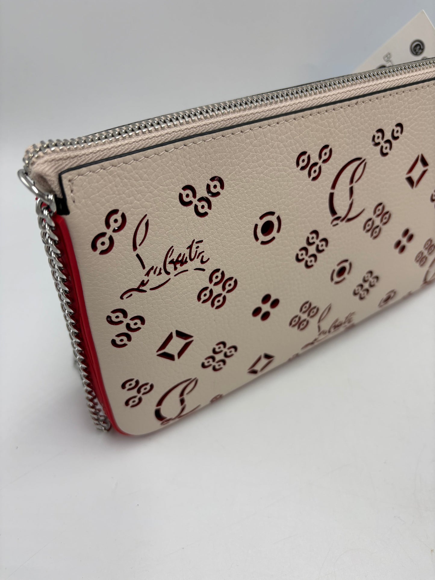 Christian Louboutin Calfskin Loubila Chain Luxury Handbag