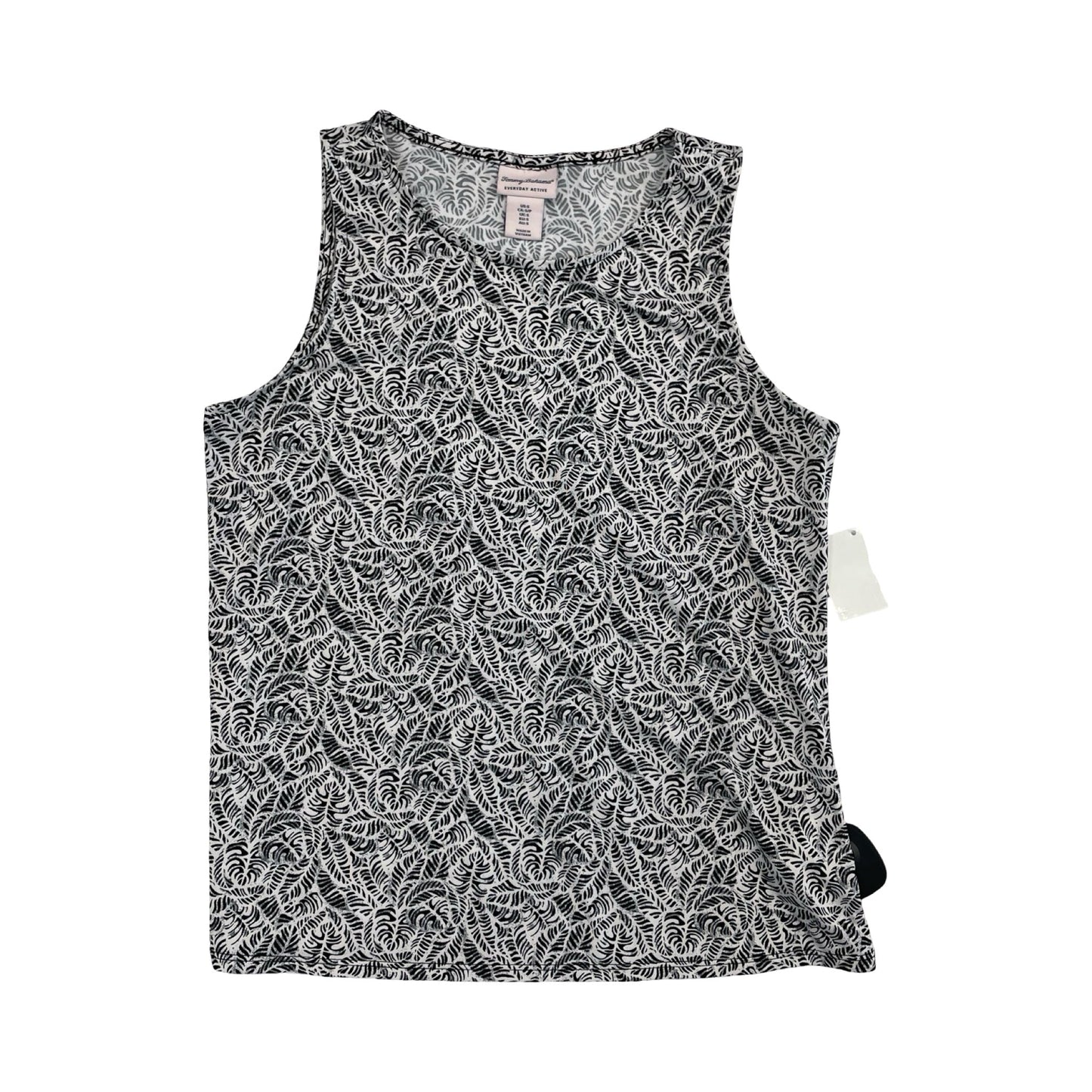 Athletic Tank Top By Tommy Bahama In Black & White, Size:S