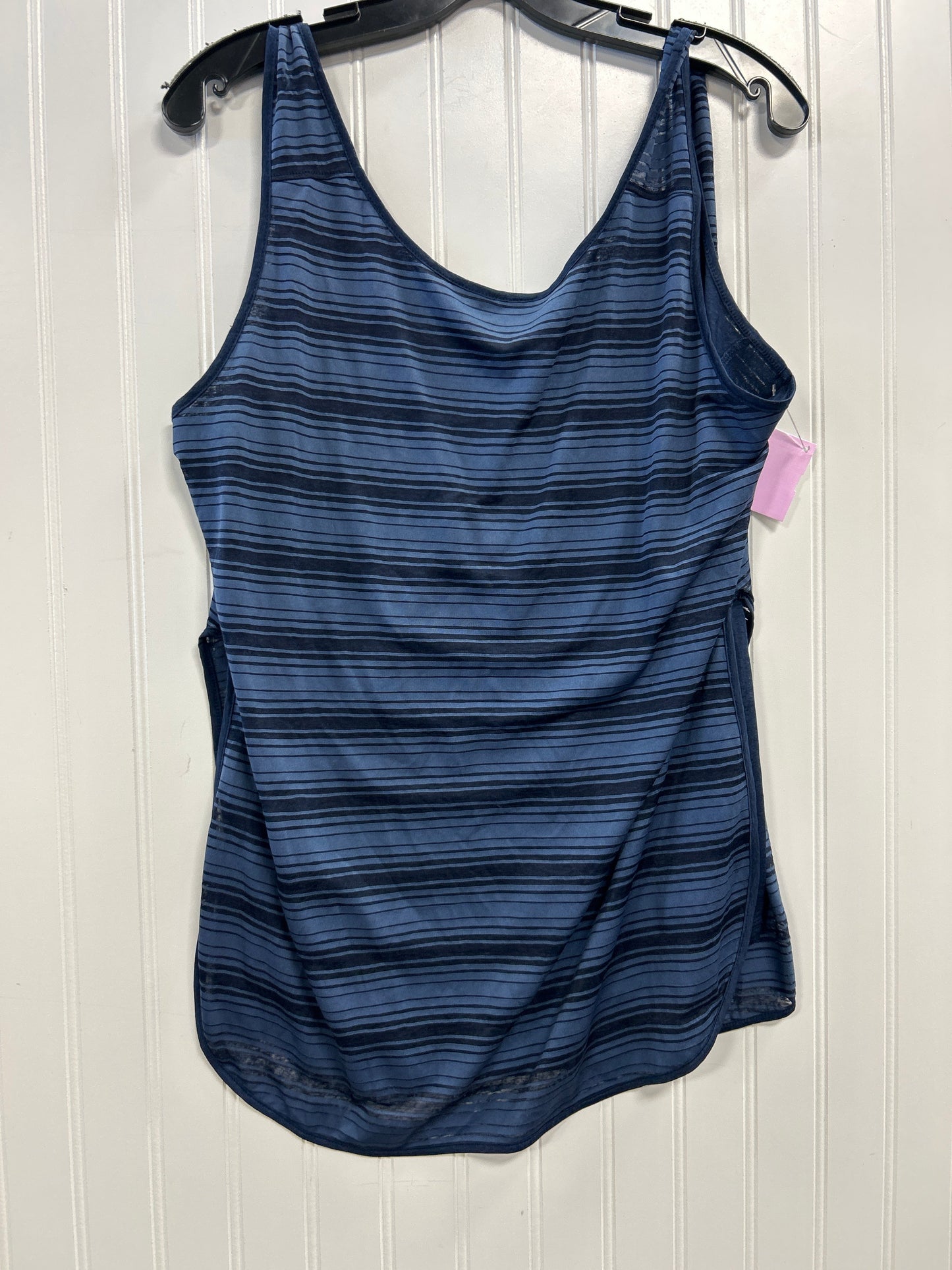 Athletic Tank Top By Athleta In Navy, Size:L
