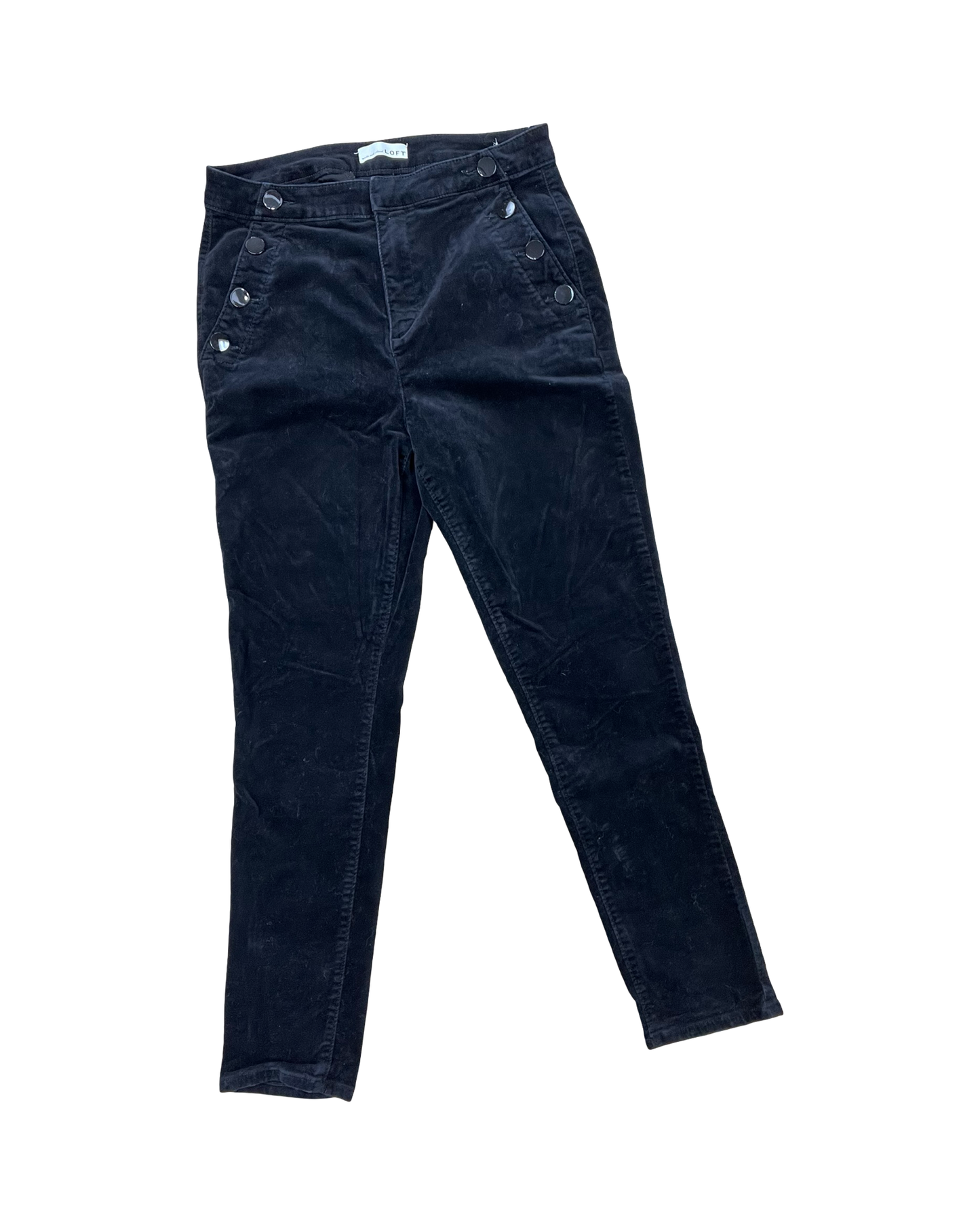 Pants Corduroy By Loft In Black, Size:10