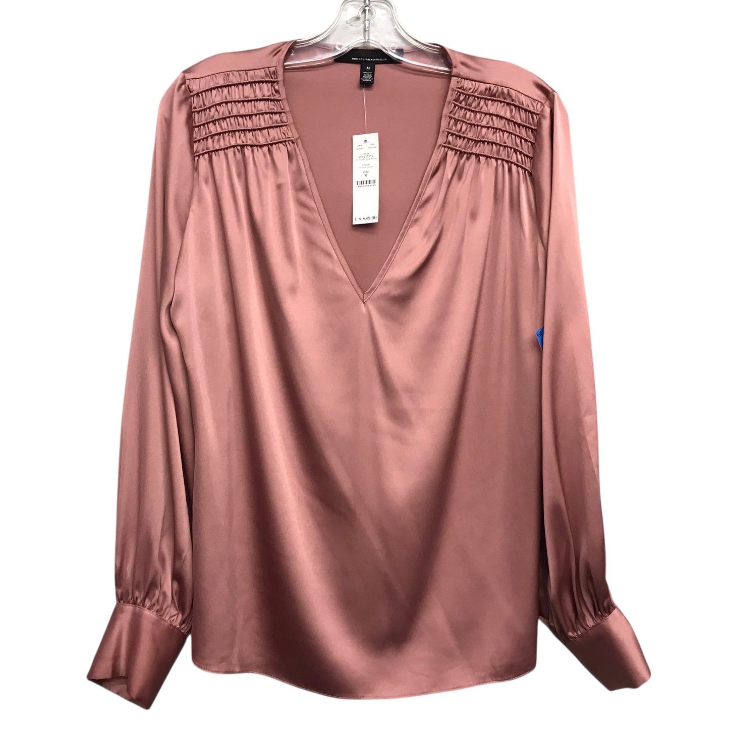 Blouse Ls By White House Black Market In Pink, Size:M