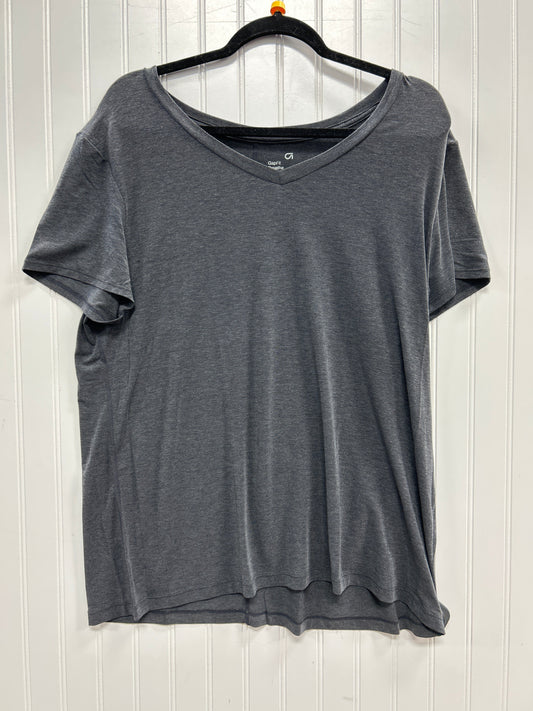 Athletic Top Ss By Gapfit In Grey, Size:Xl