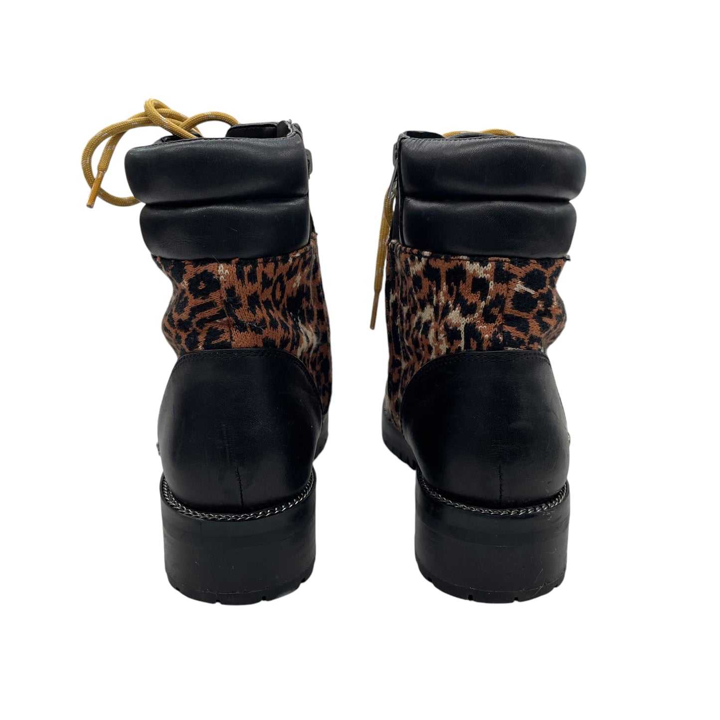 Boots Designer By Coach In Animal Print, Size:8